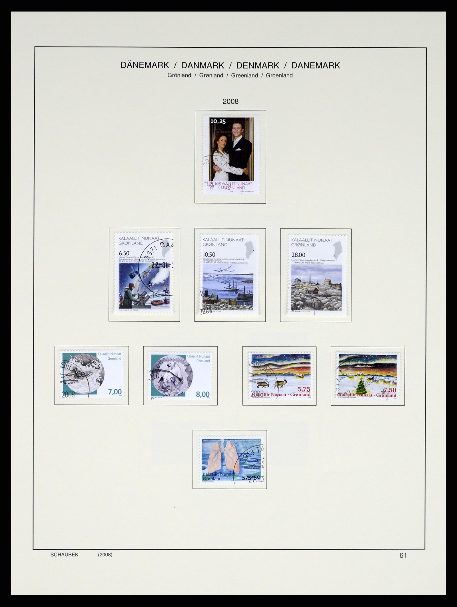 37314 070 - Postzegelverzameling 37314 Groenland 1938-2010.