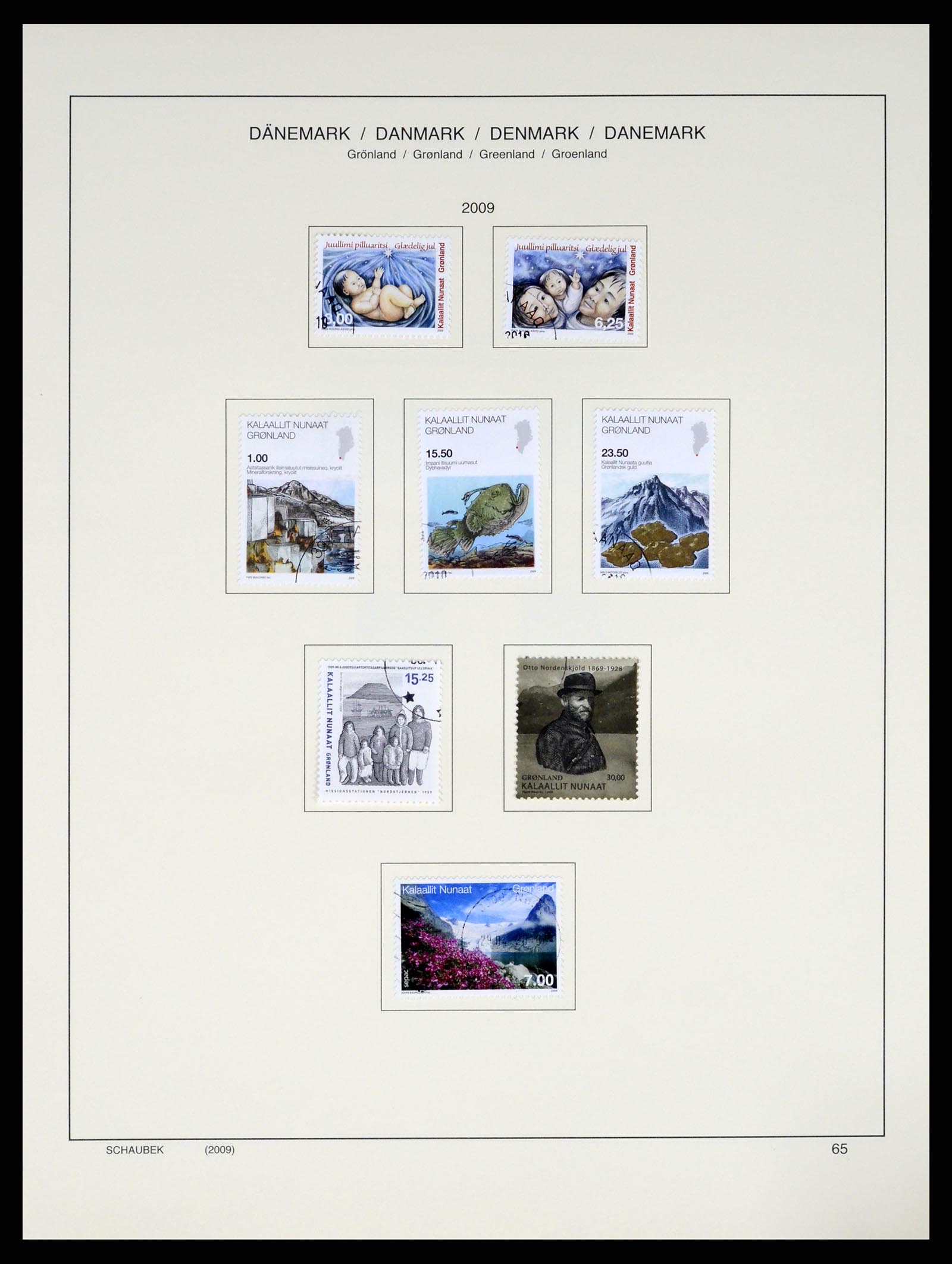 37314 074 - Postzegelverzameling 37314 Groenland 1938-2010.