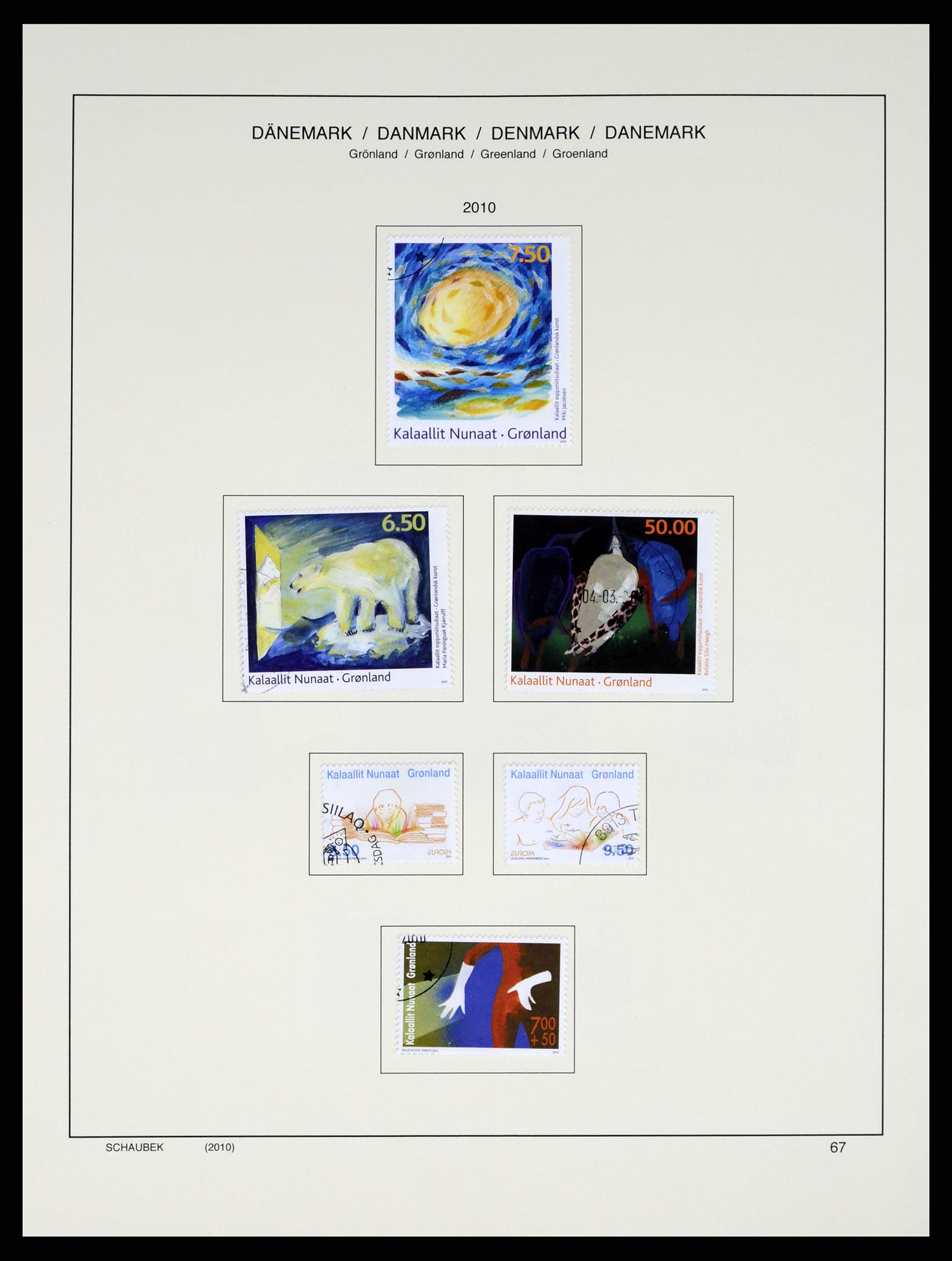 37314 076 - Postzegelverzameling 37314 Groenland 1938-2010.