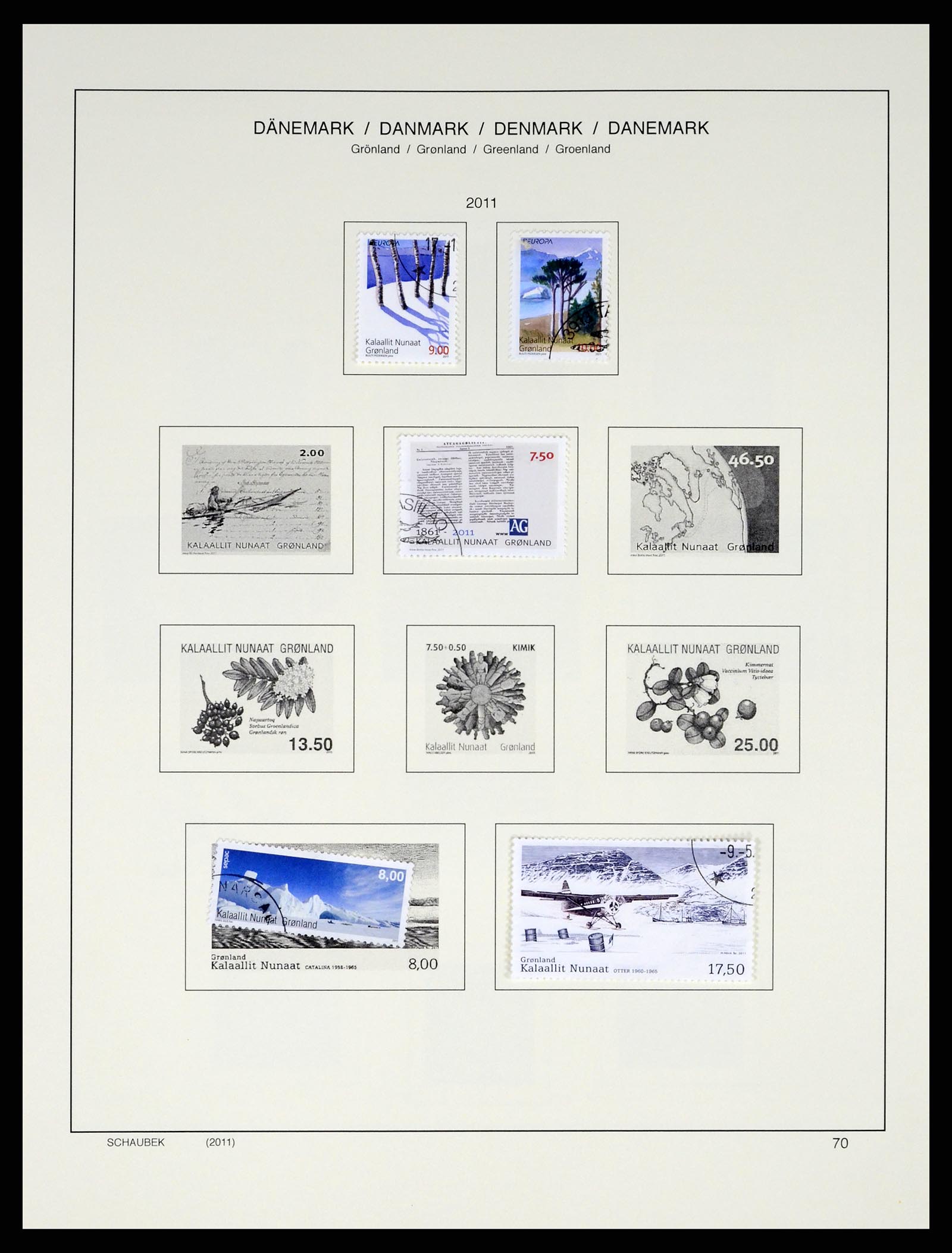 37314 079 - Postzegelverzameling 37314 Groenland 1938-2010.