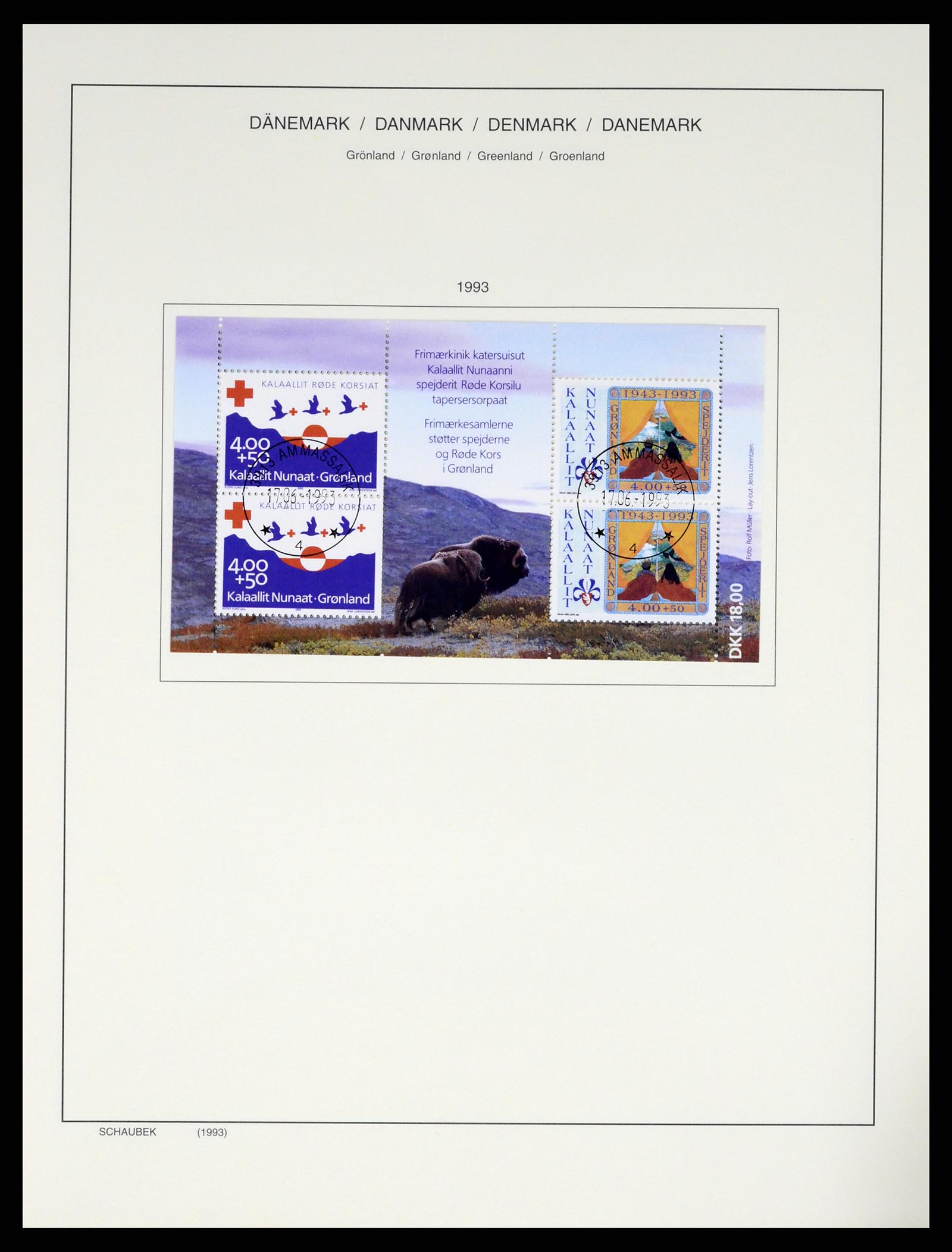 37314 084 - Postzegelverzameling 37314 Groenland 1938-2010.