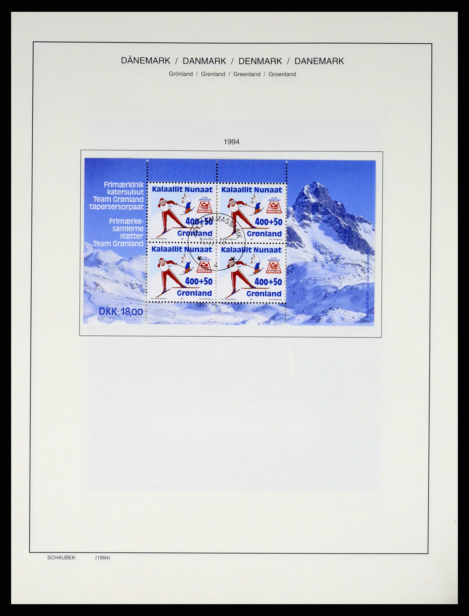 37314 085 - Postzegelverzameling 37314 Groenland 1938-2010.
