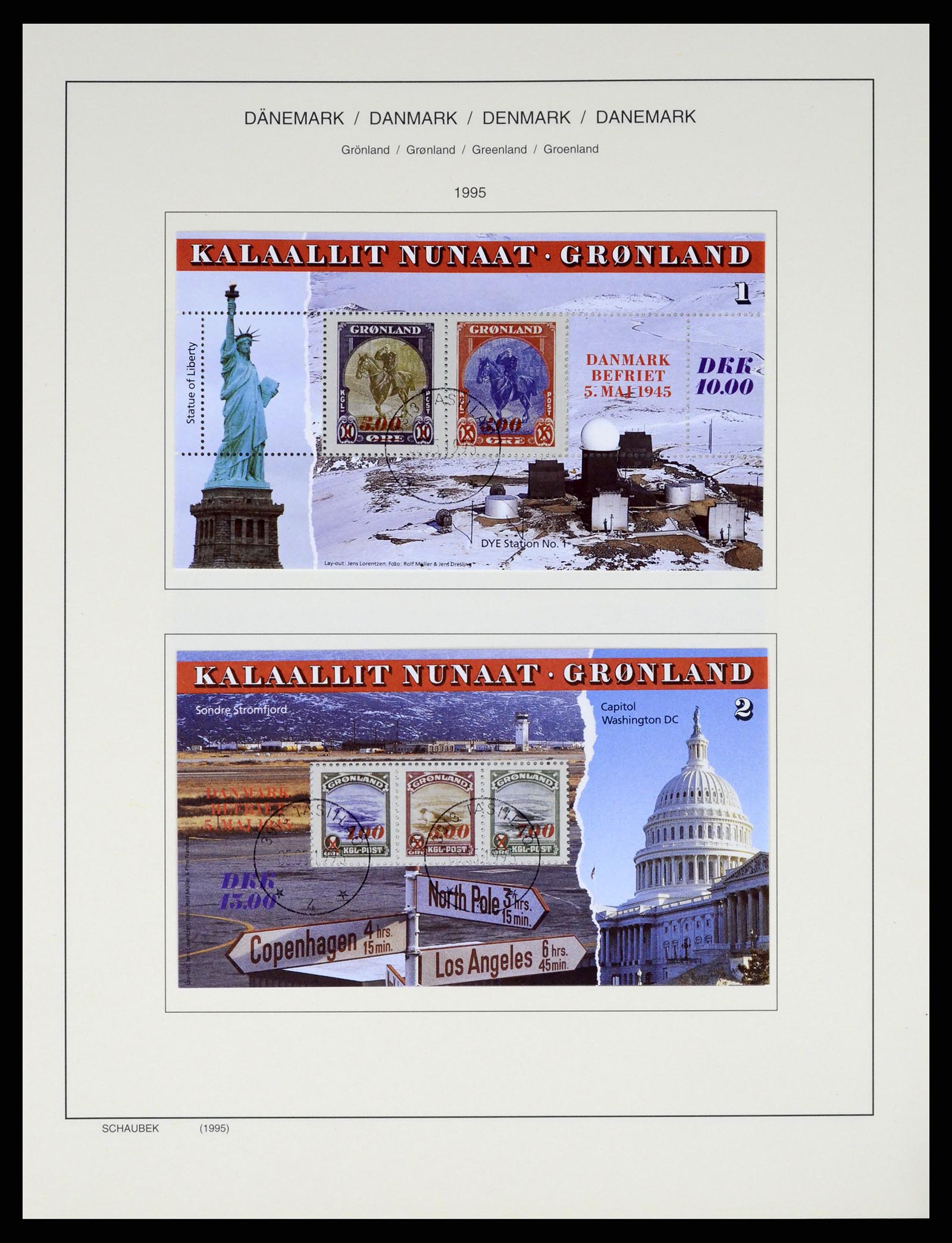 37314 086 - Postzegelverzameling 37314 Groenland 1938-2010.