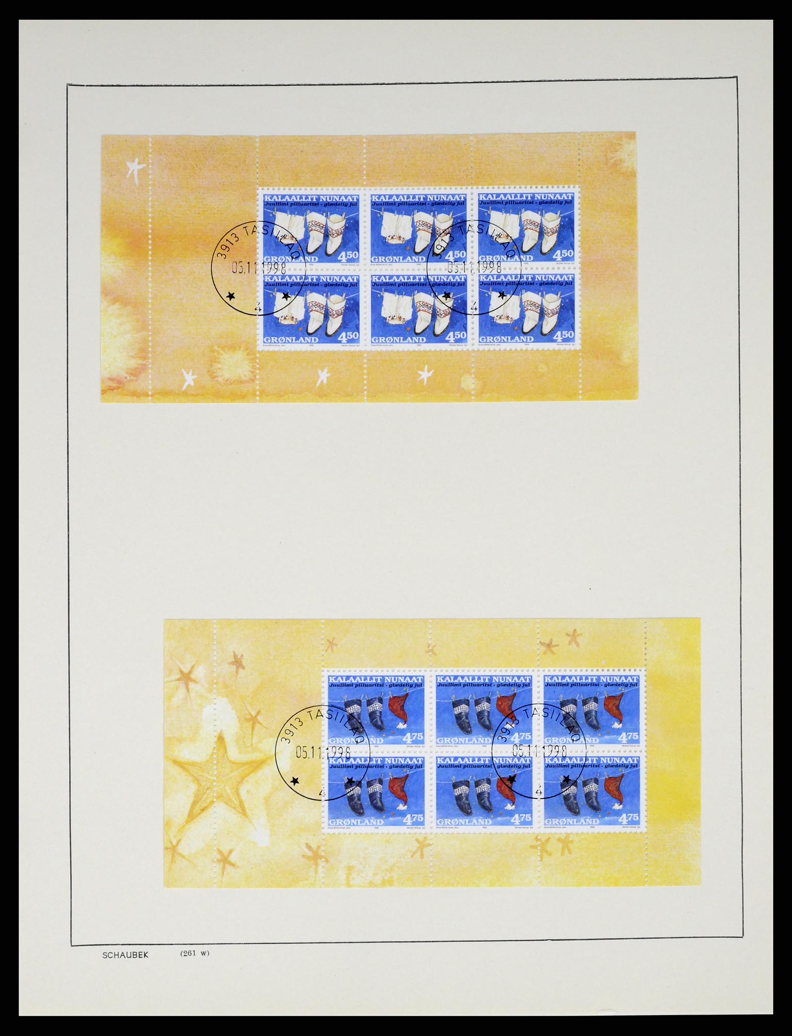 37314 096 - Postzegelverzameling 37314 Groenland 1938-2010.