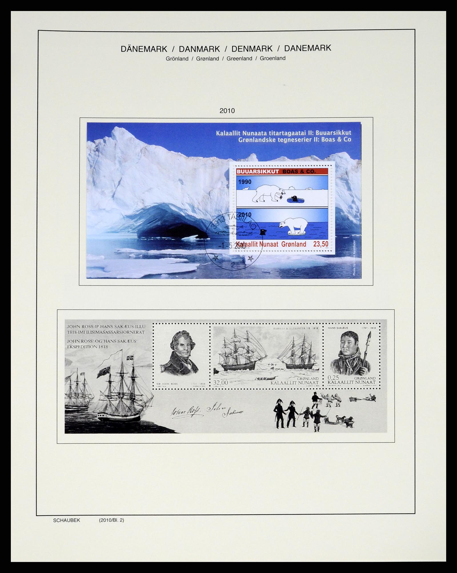 37314 129 - Postzegelverzameling 37314 Groenland 1938-2010.