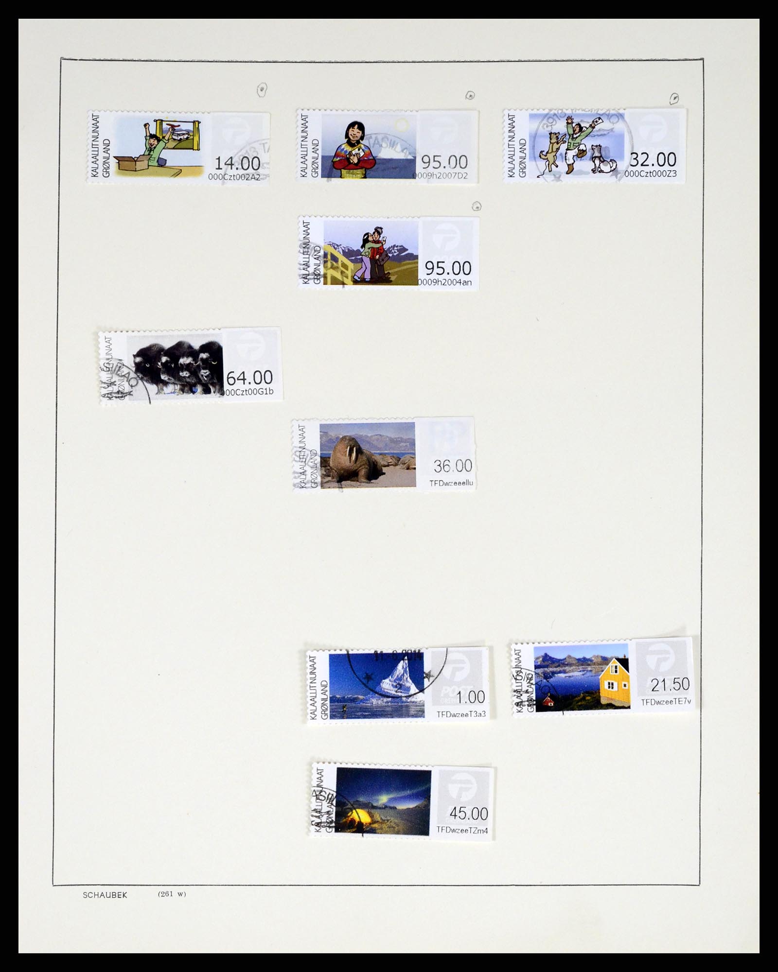 37314 132 - Postzegelverzameling 37314 Groenland 1938-2010.