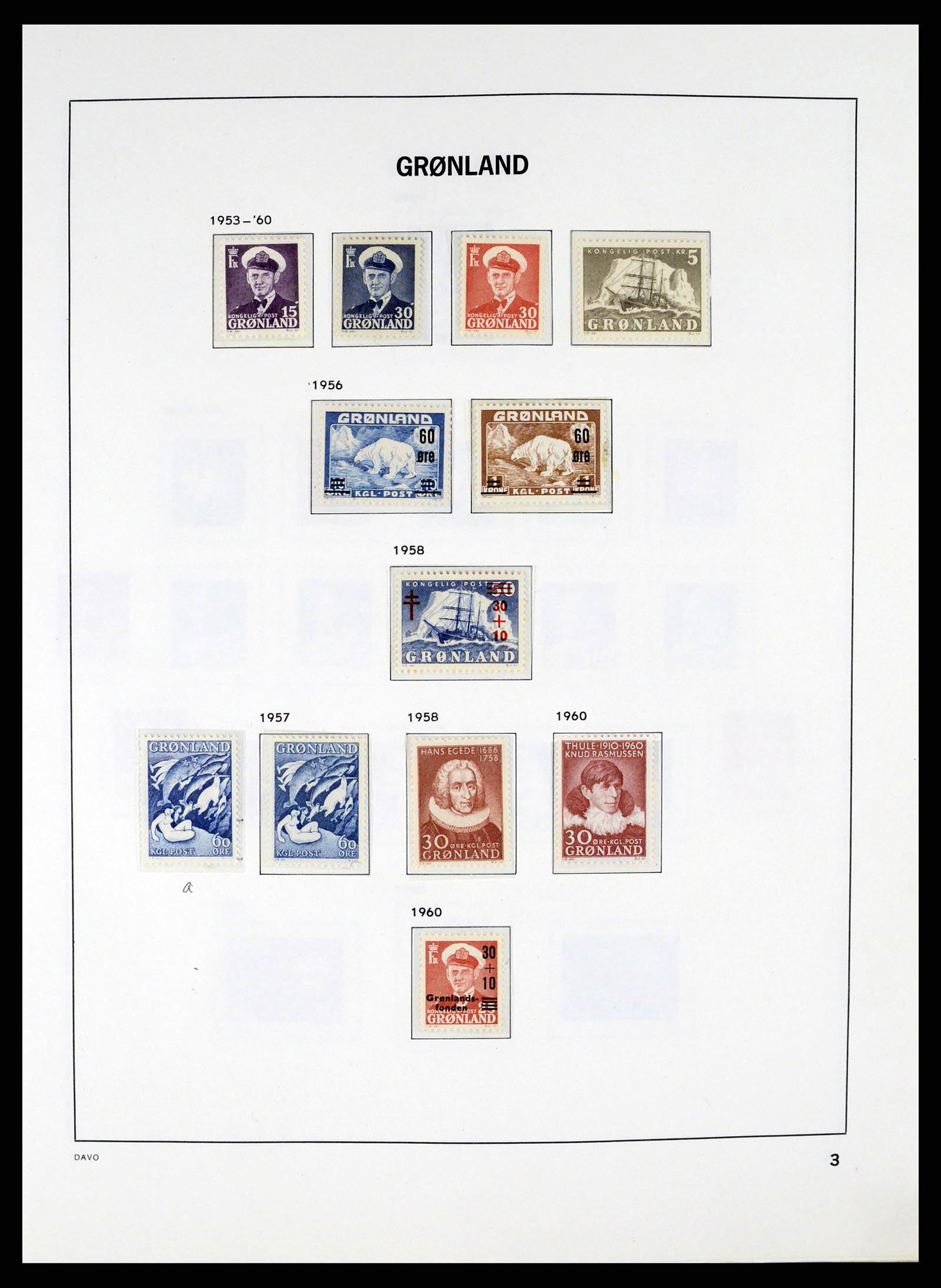 37315 005 - Postzegelverzameling 37315 Groenland 1938-2020!