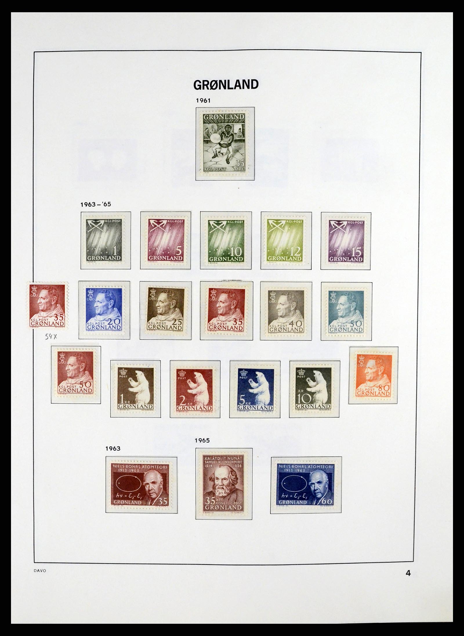 37315 006 - Postzegelverzameling 37315 Groenland 1938-2020!