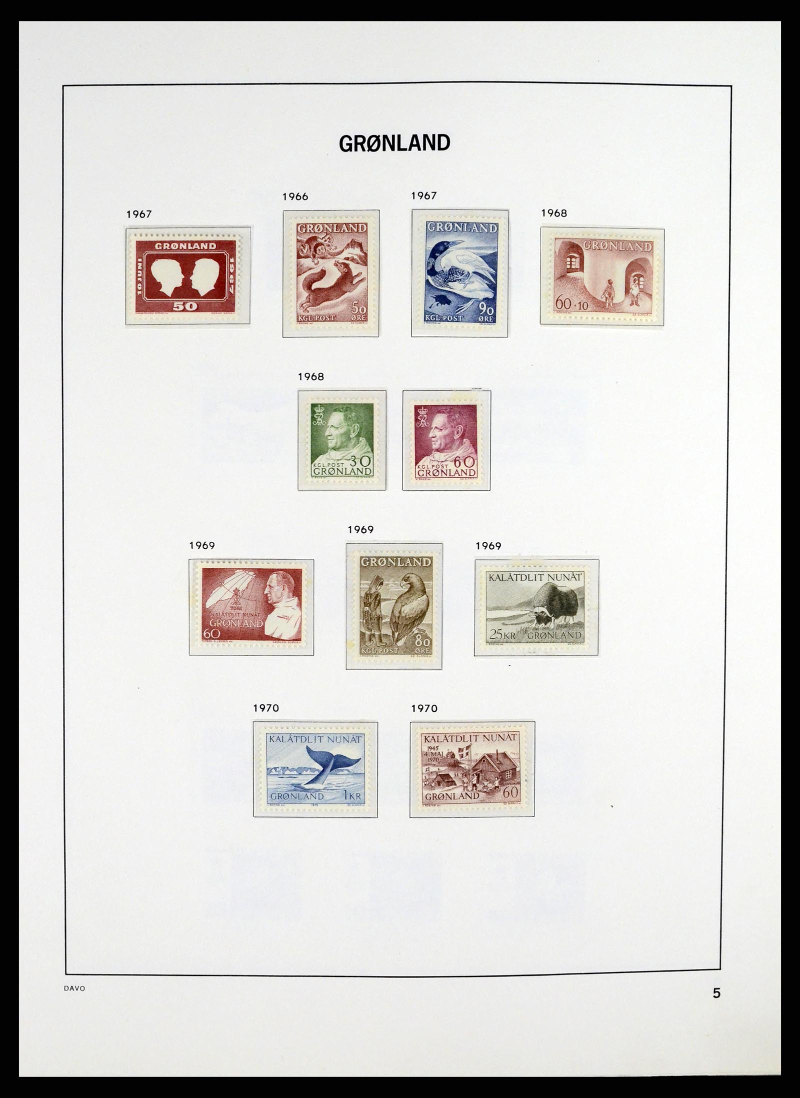 37315 007 - Postzegelverzameling 37315 Groenland 1938-2020!