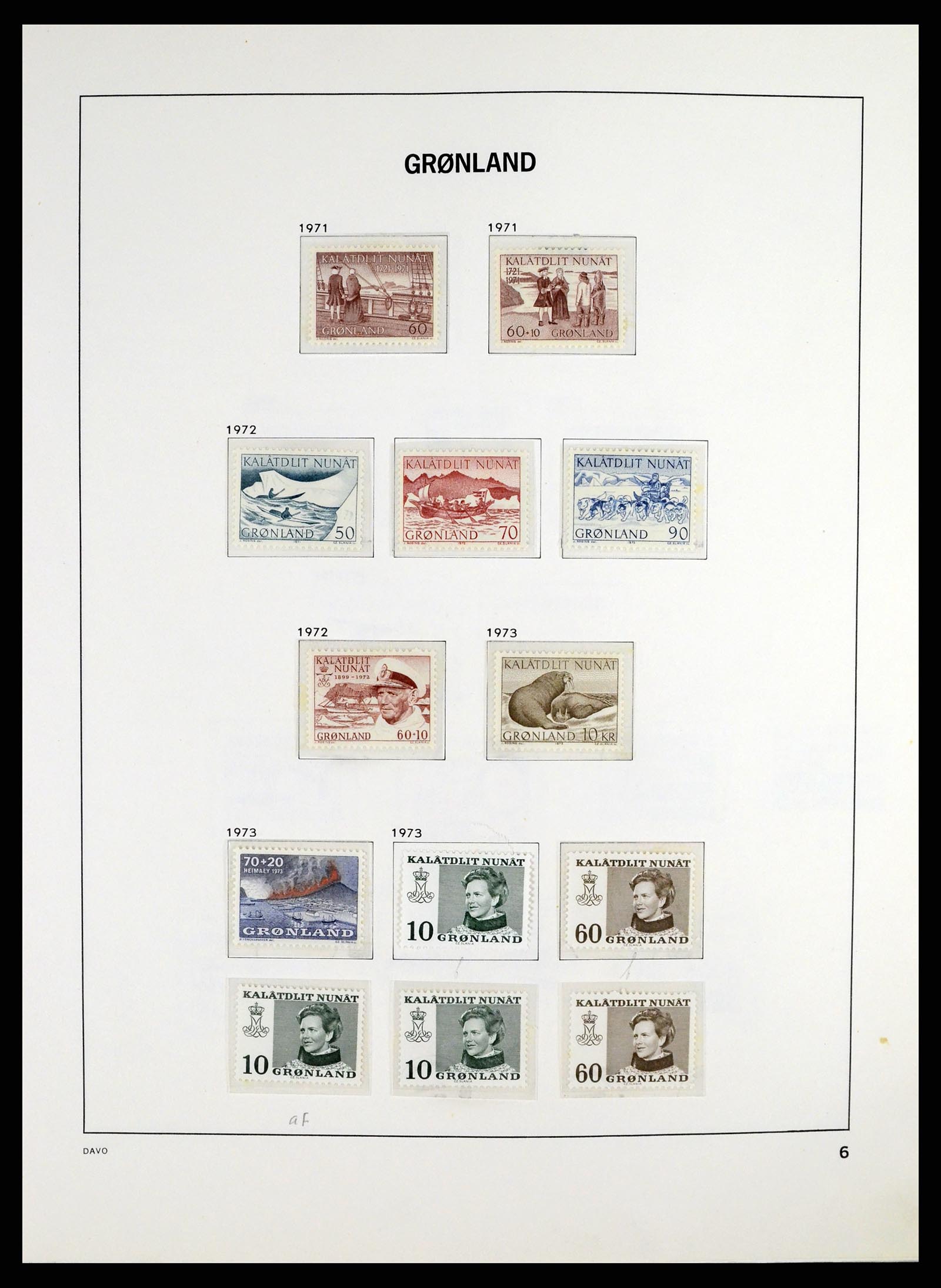 37315 008 - Postzegelverzameling 37315 Groenland 1938-2020!