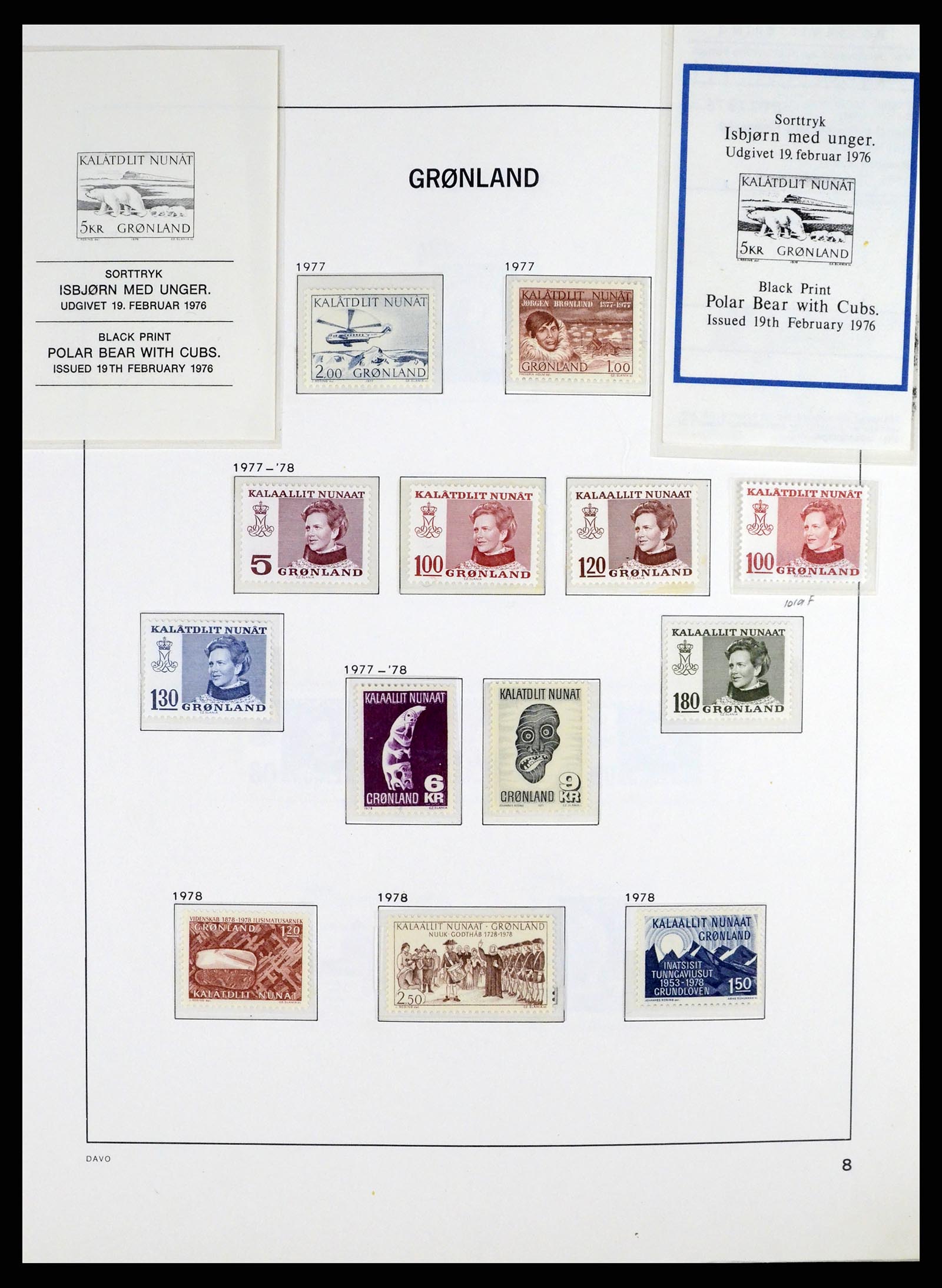 37315 010 - Postzegelverzameling 37315 Groenland 1938-2020!