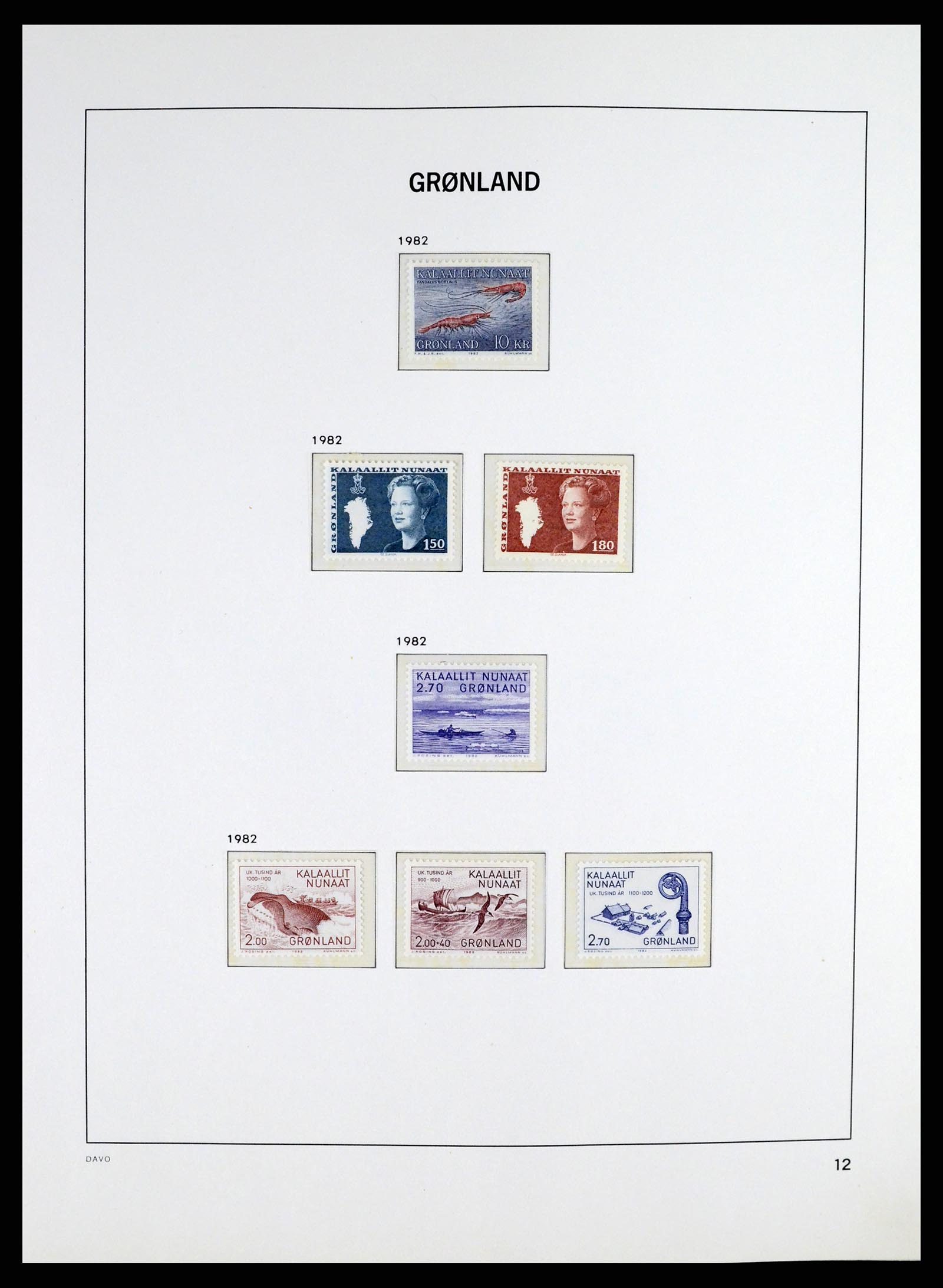 37315 014 - Postzegelverzameling 37315 Groenland 1938-2020!