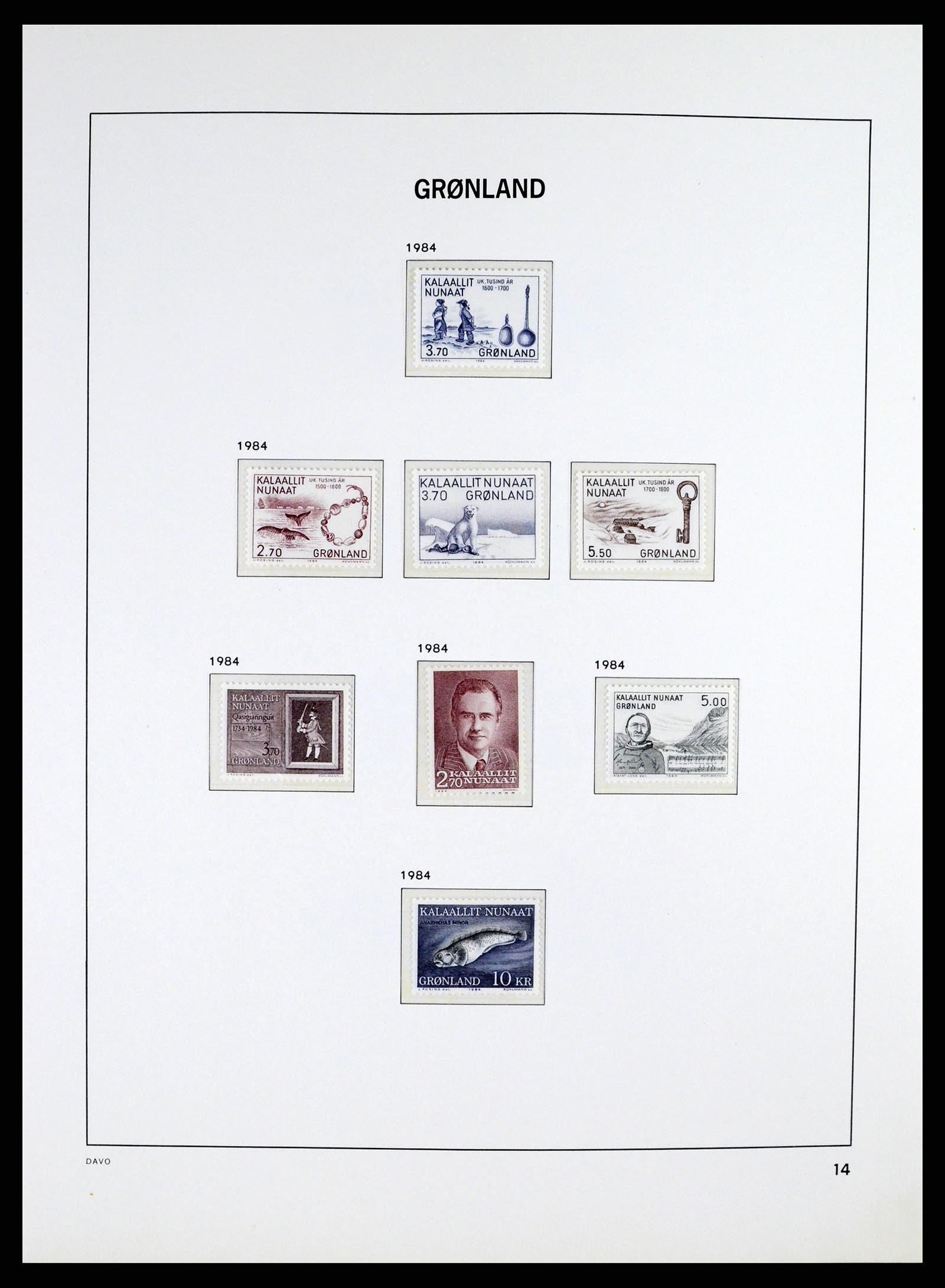 37315 016 - Postzegelverzameling 37315 Groenland 1938-2020!