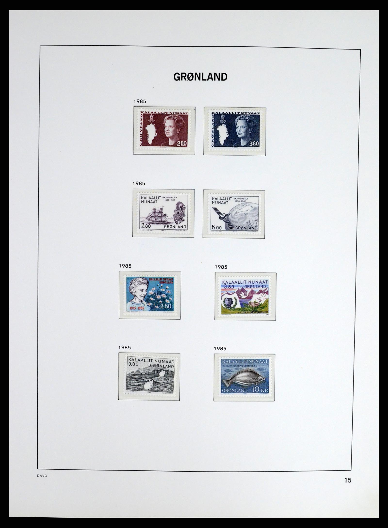 37315 017 - Postzegelverzameling 37315 Groenland 1938-2020!