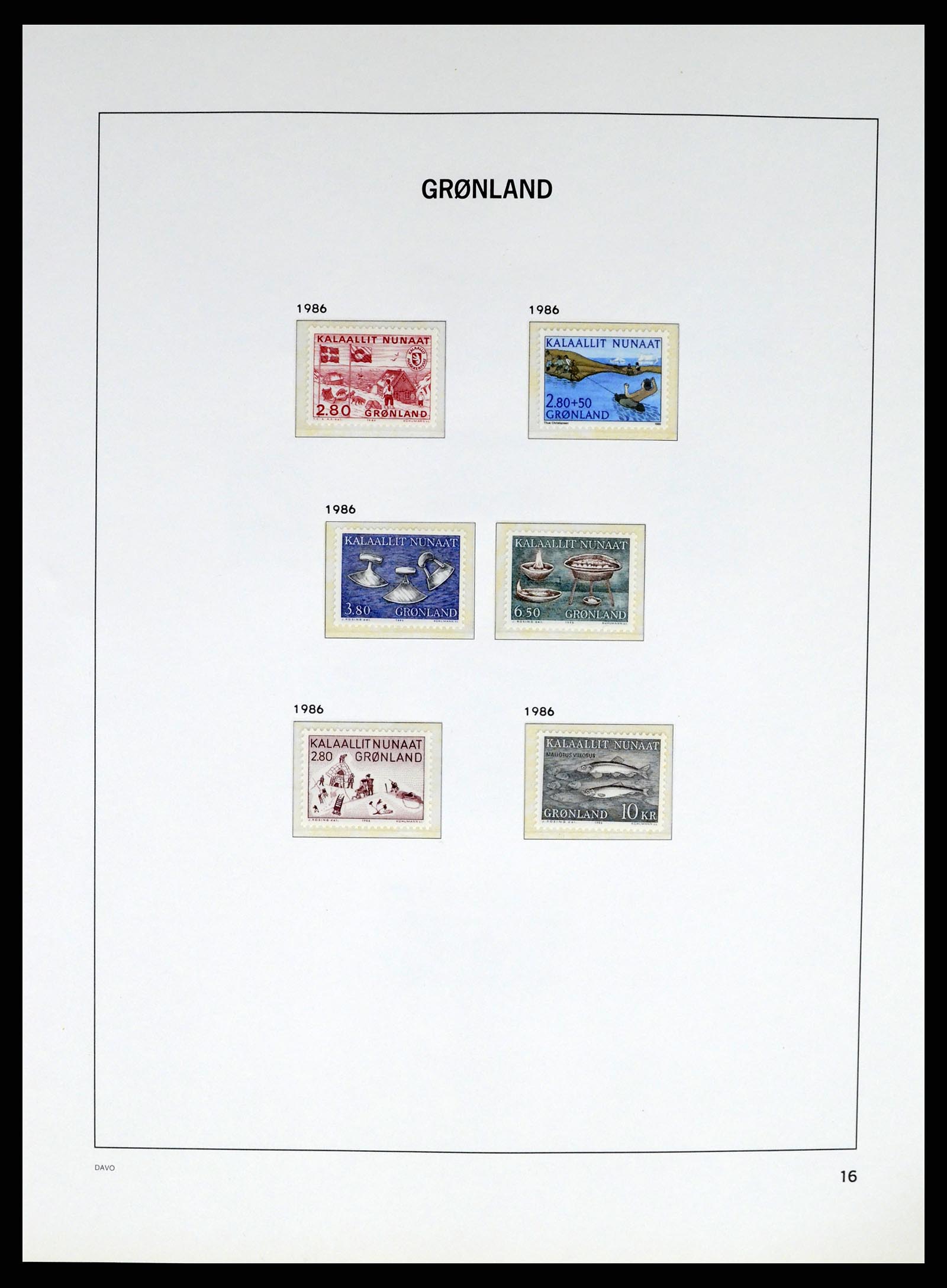 37315 018 - Postzegelverzameling 37315 Groenland 1938-2020!