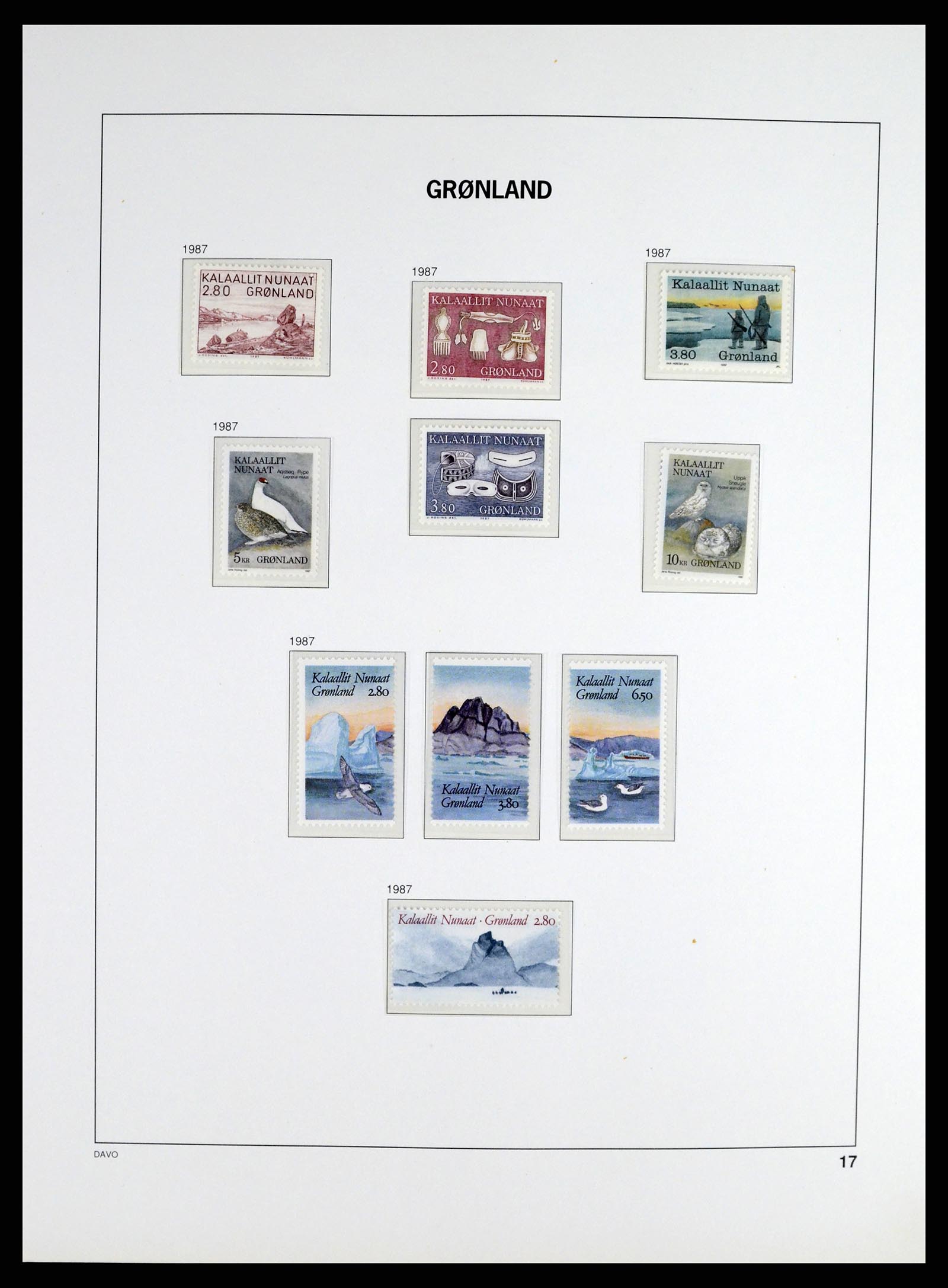 37315 019 - Postzegelverzameling 37315 Groenland 1938-2020!