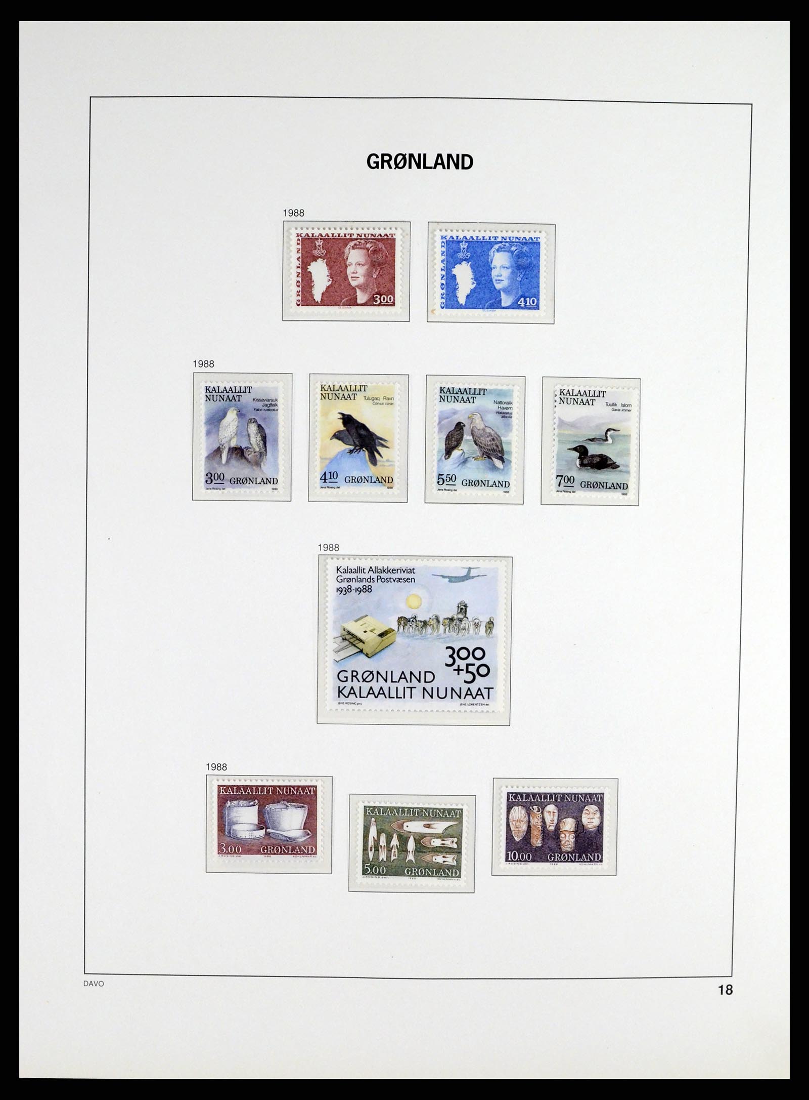 37315 020 - Postzegelverzameling 37315 Groenland 1938-2020!