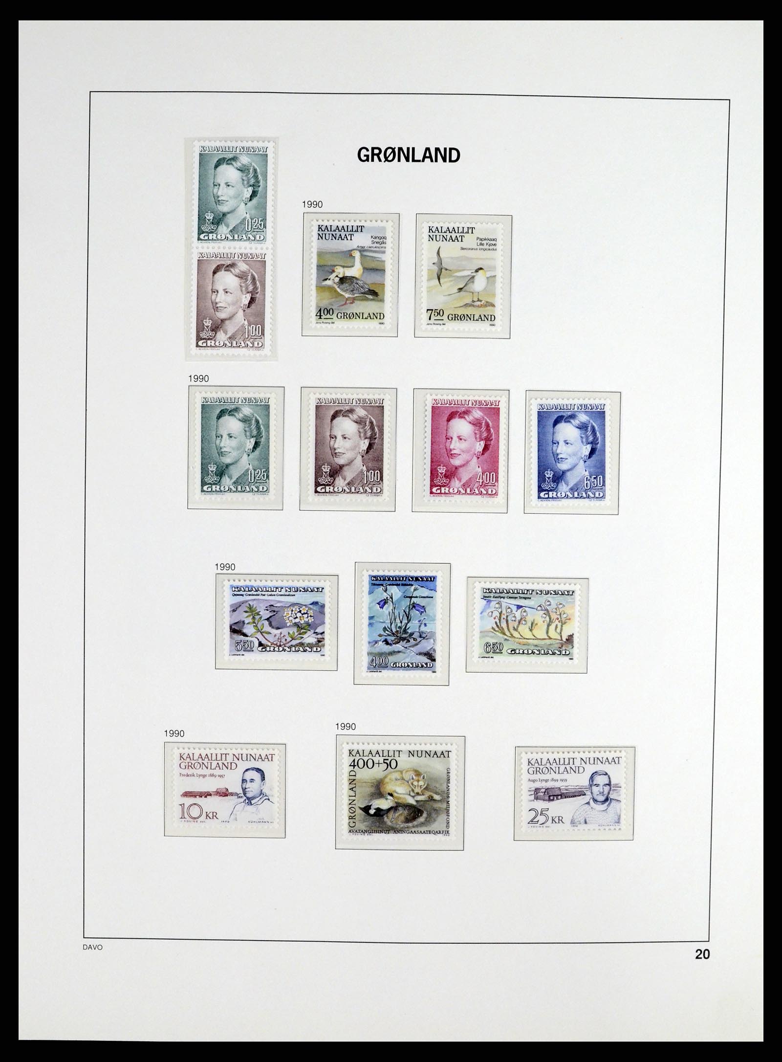 37315 022 - Postzegelverzameling 37315 Groenland 1938-2020!