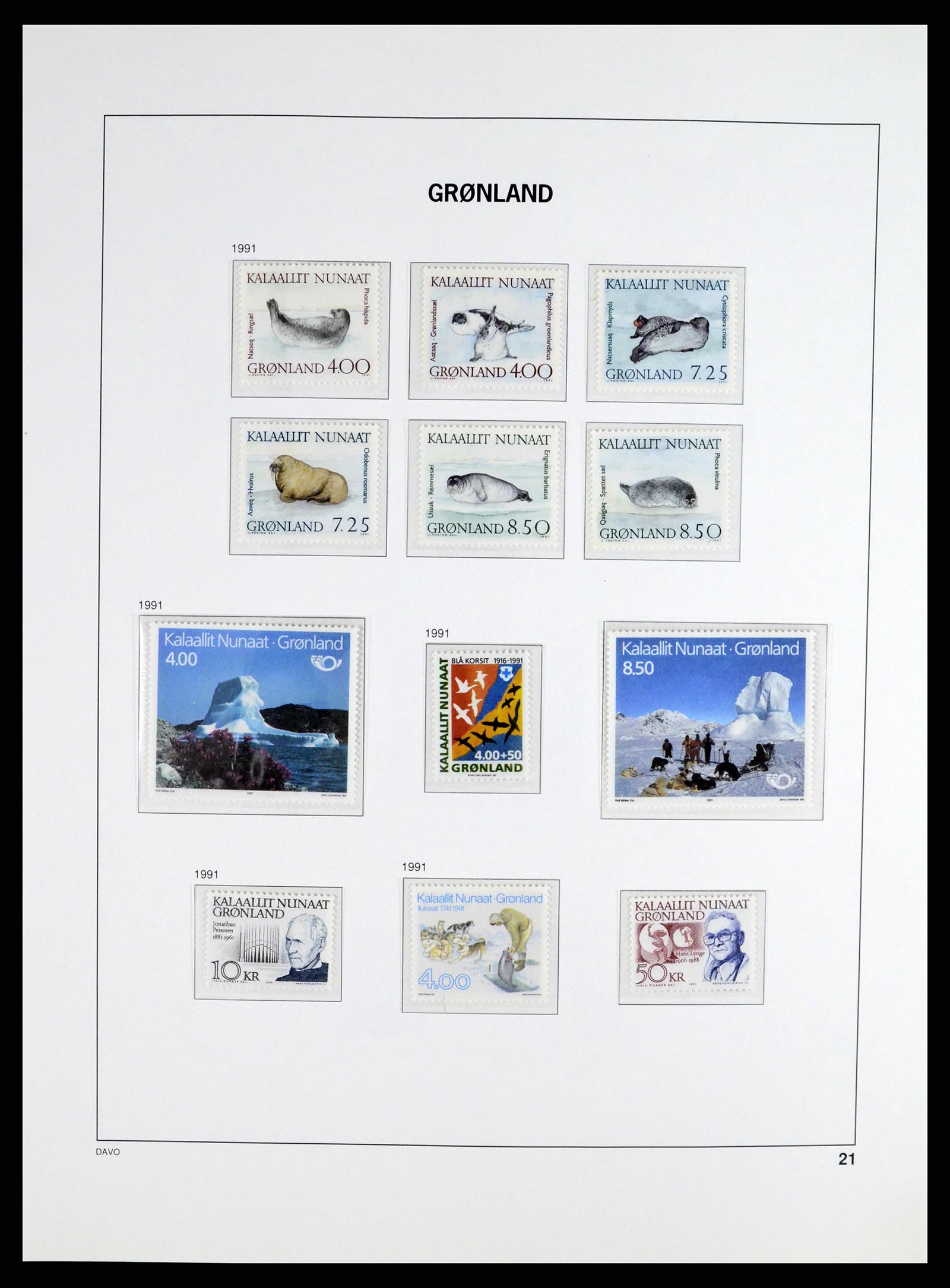 37315 023 - Postzegelverzameling 37315 Groenland 1938-2020!