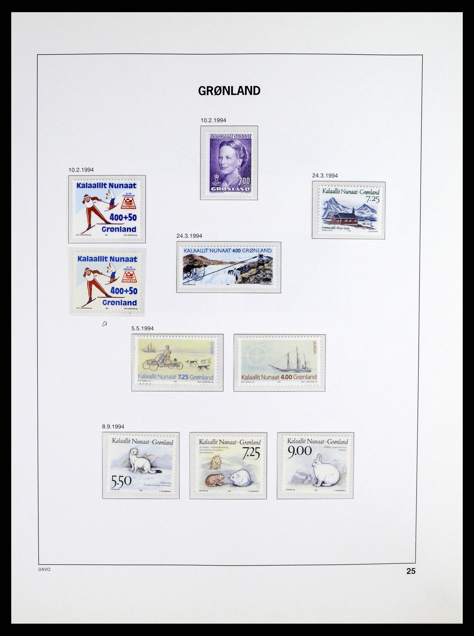 37315 027 - Postzegelverzameling 37315 Groenland 1938-2020!