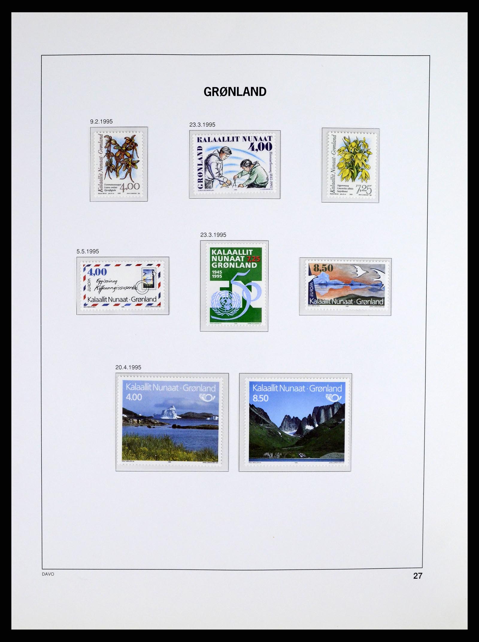 37315 029 - Postzegelverzameling 37315 Groenland 1938-2020!