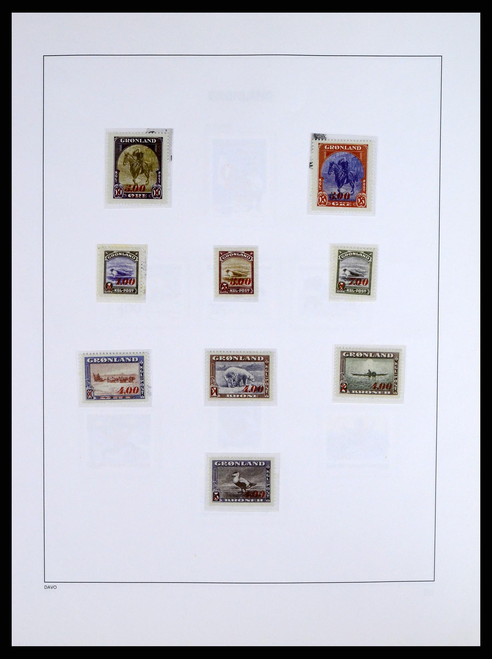 37315 030 - Postzegelverzameling 37315 Groenland 1938-2020!