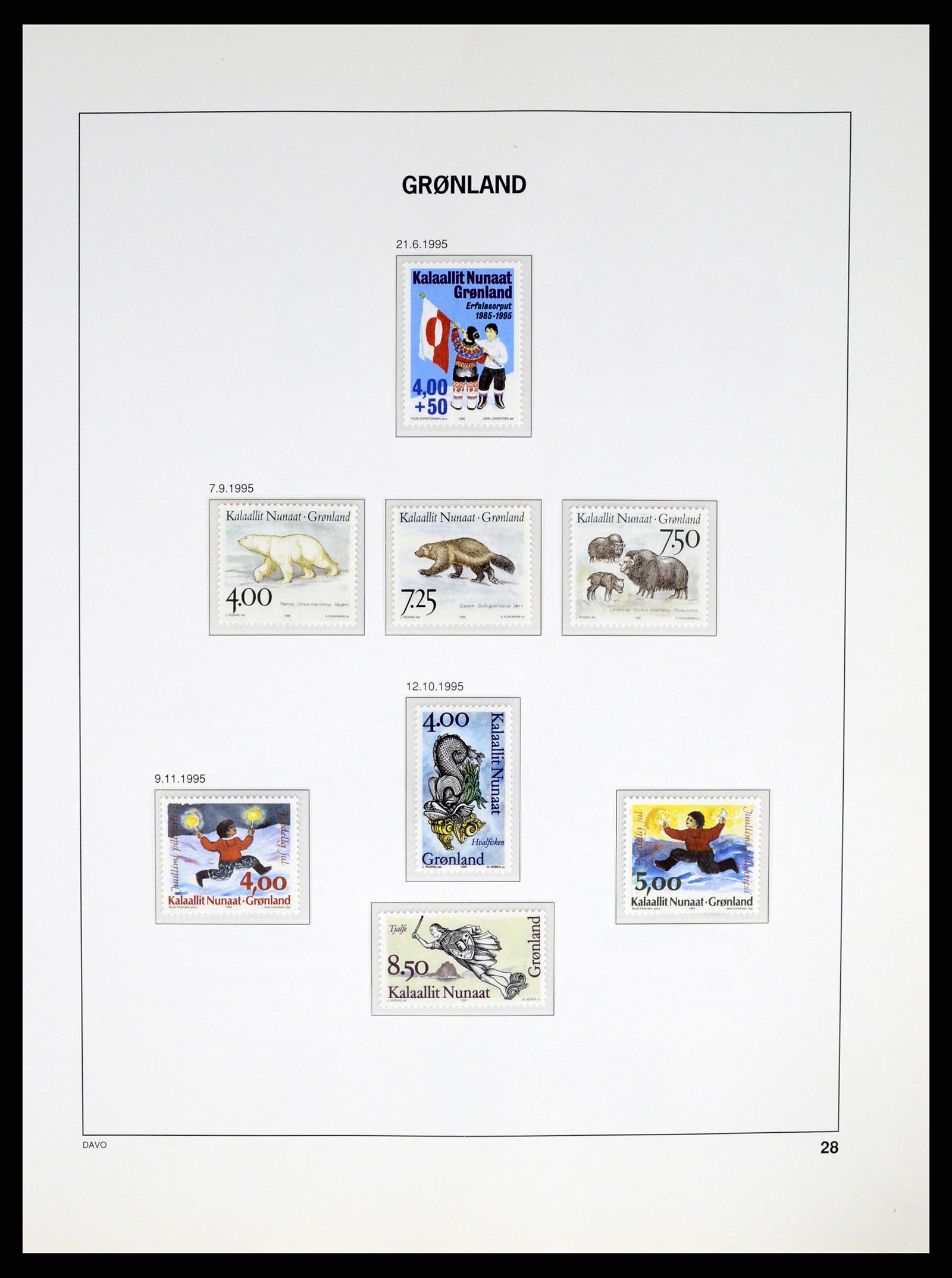 37315 031 - Postzegelverzameling 37315 Groenland 1938-2020!