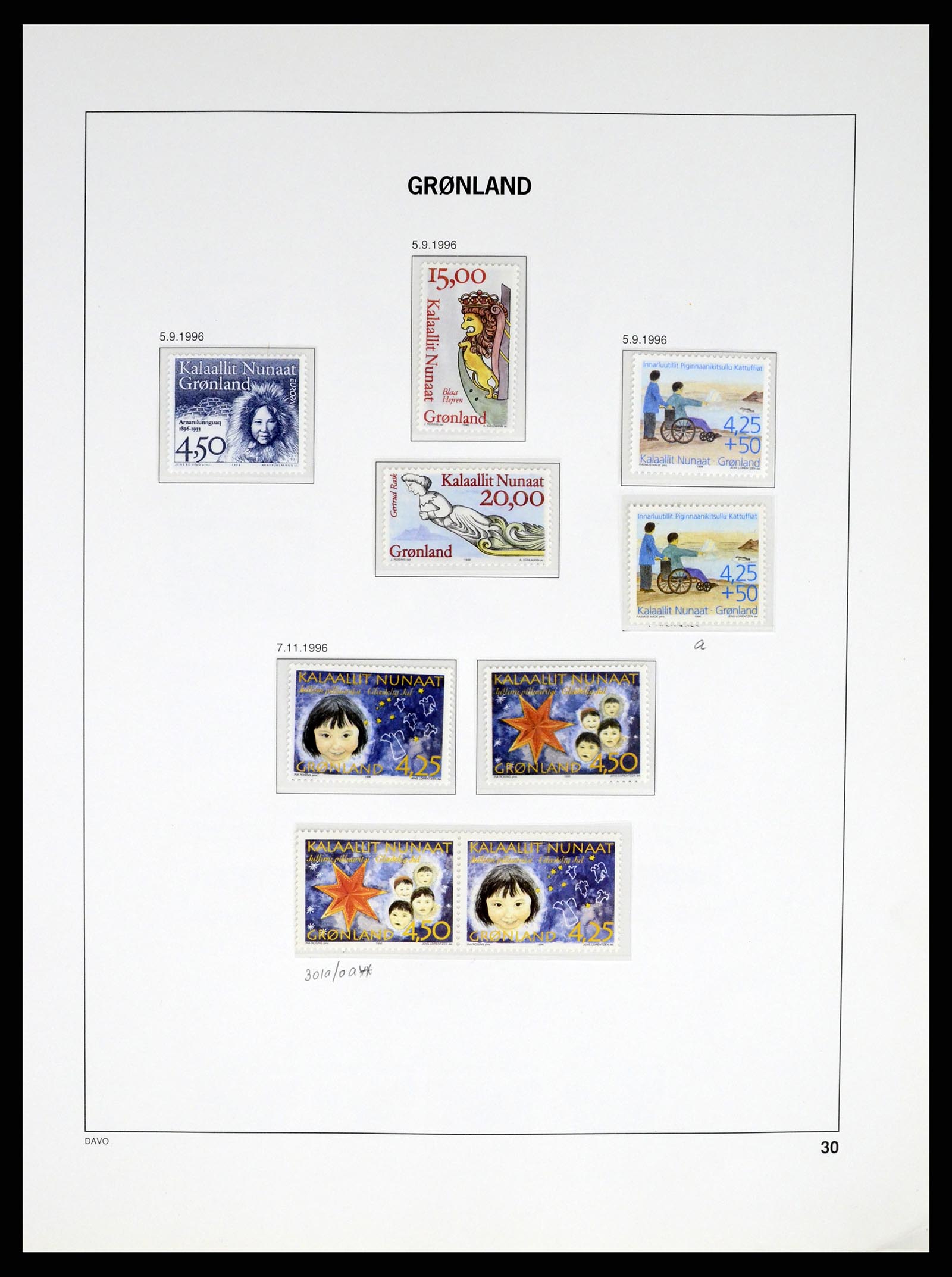 37315 033 - Postzegelverzameling 37315 Groenland 1938-2020!