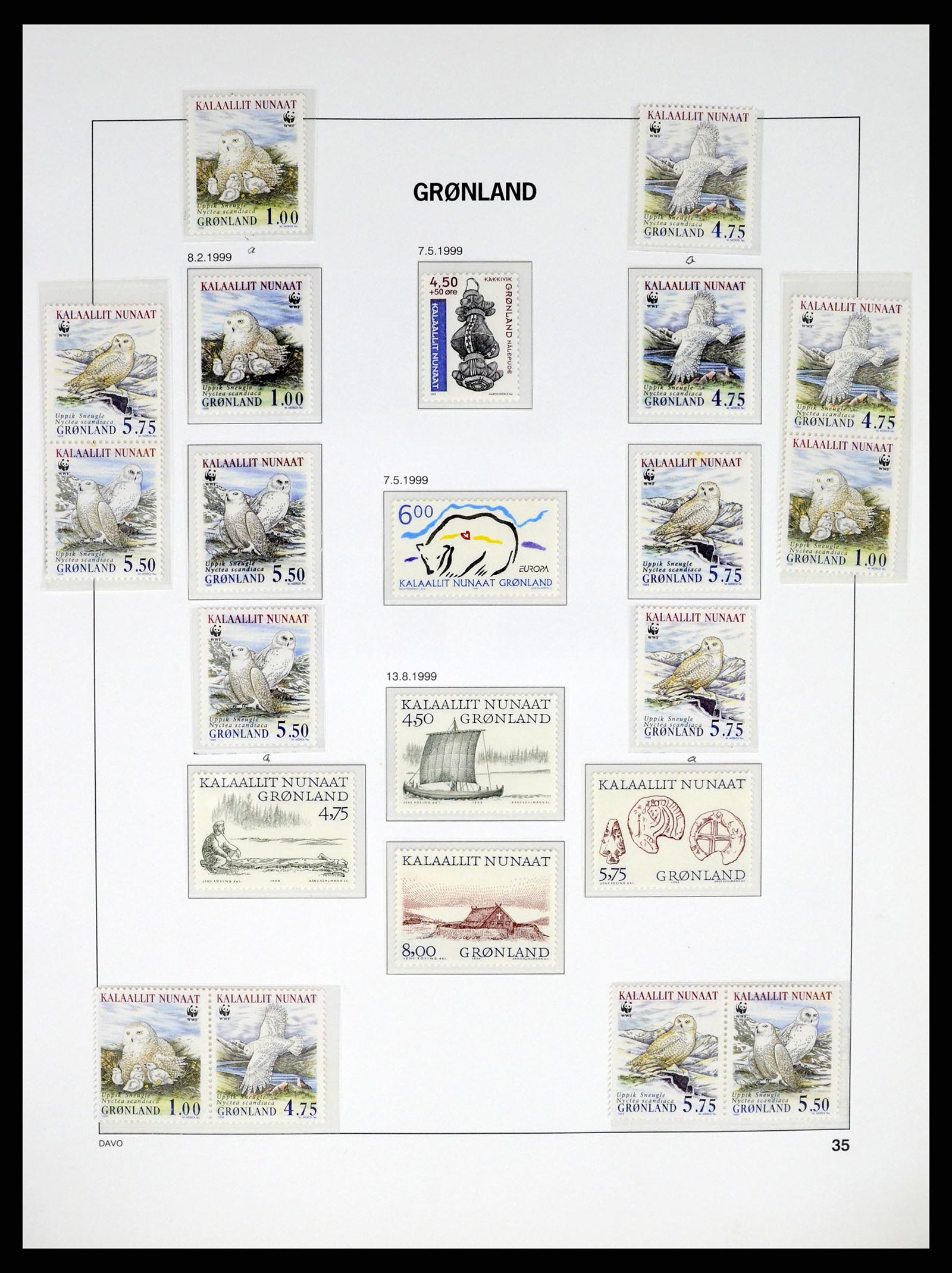 37315 038 - Postzegelverzameling 37315 Groenland 1938-2020!