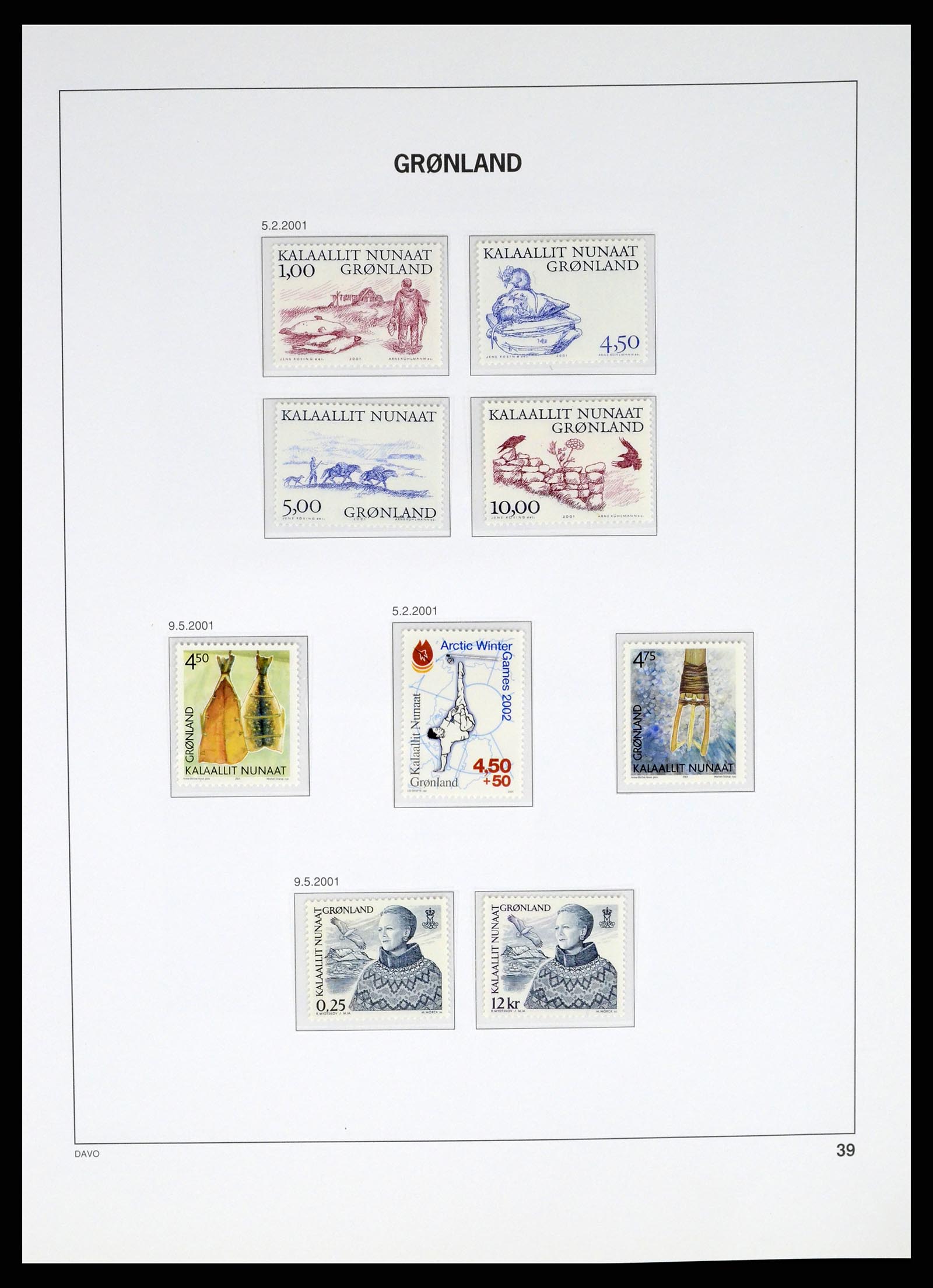 37315 043 - Postzegelverzameling 37315 Groenland 1938-2020!