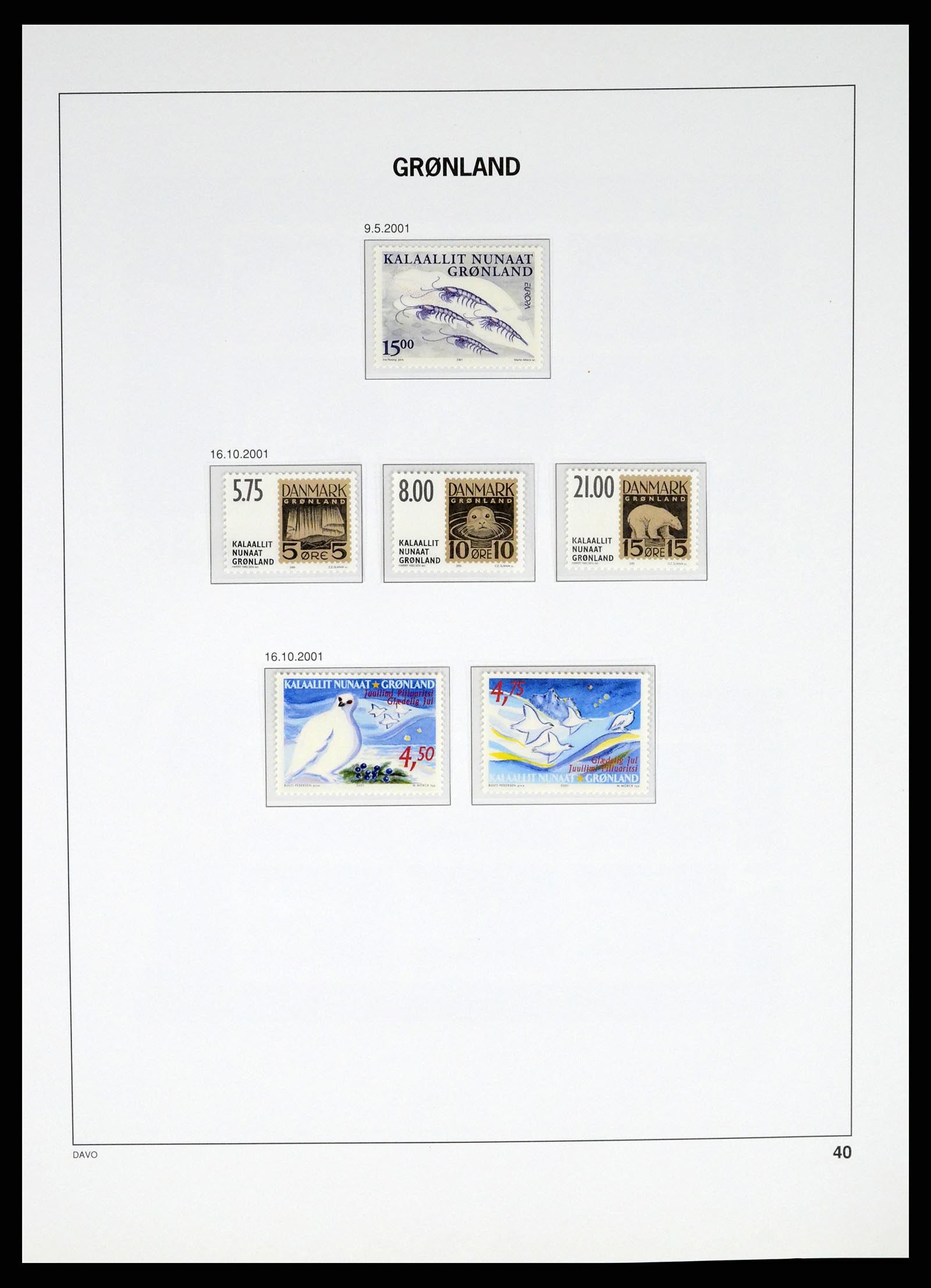 37315 045 - Postzegelverzameling 37315 Groenland 1938-2020!