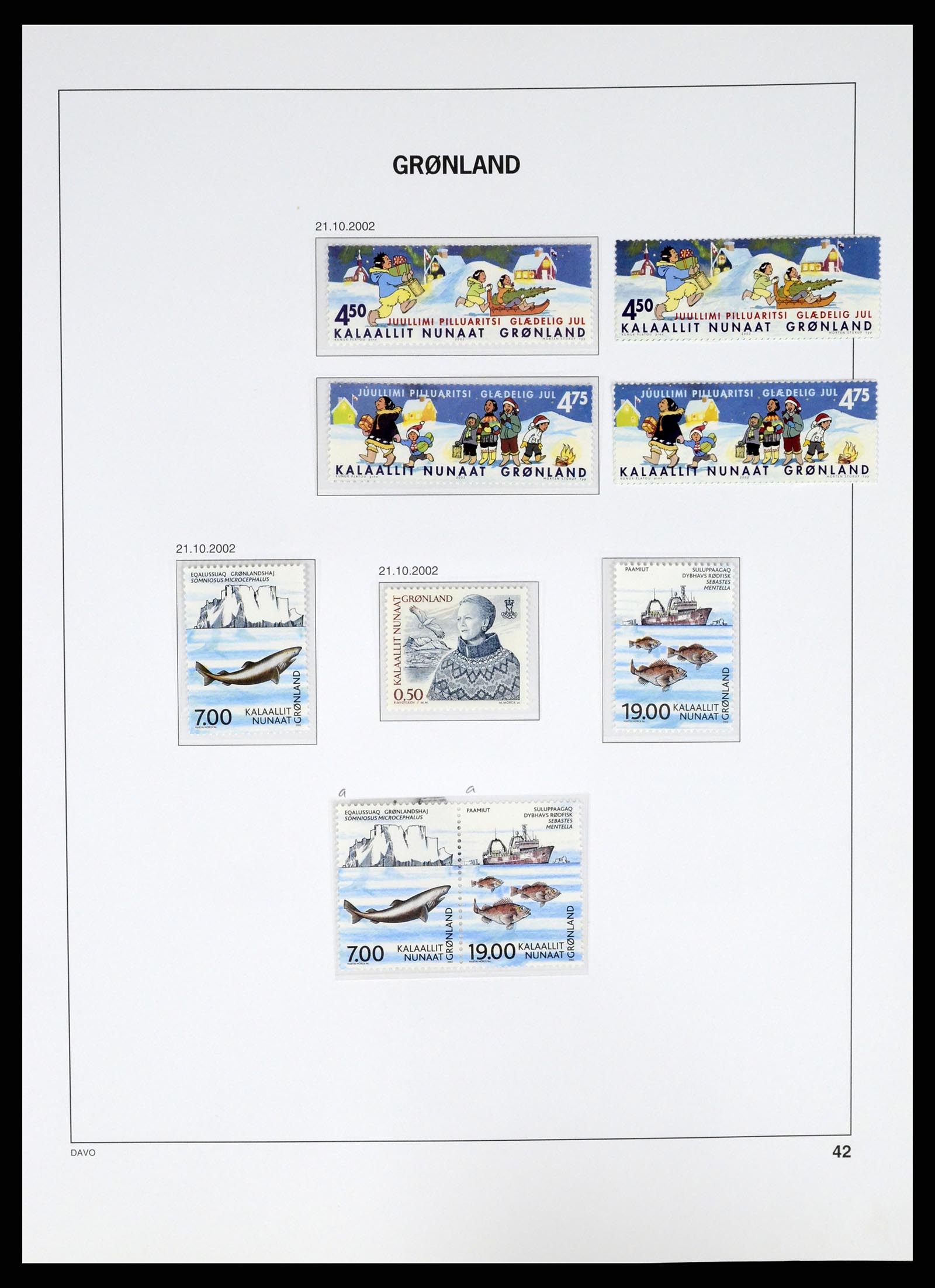 37315 049 - Postzegelverzameling 37315 Groenland 1938-2020!