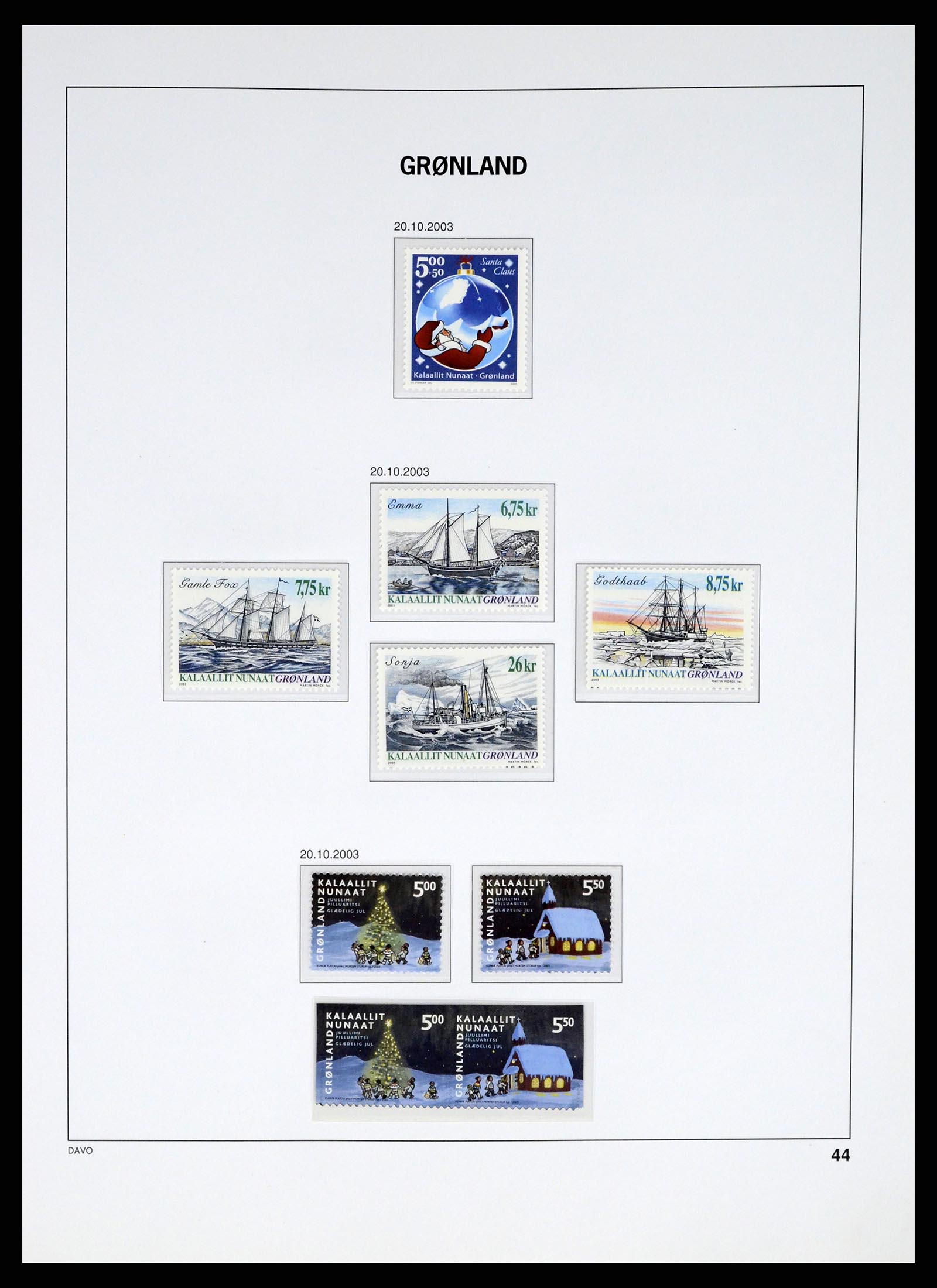 37315 052 - Postzegelverzameling 37315 Groenland 1938-2020!