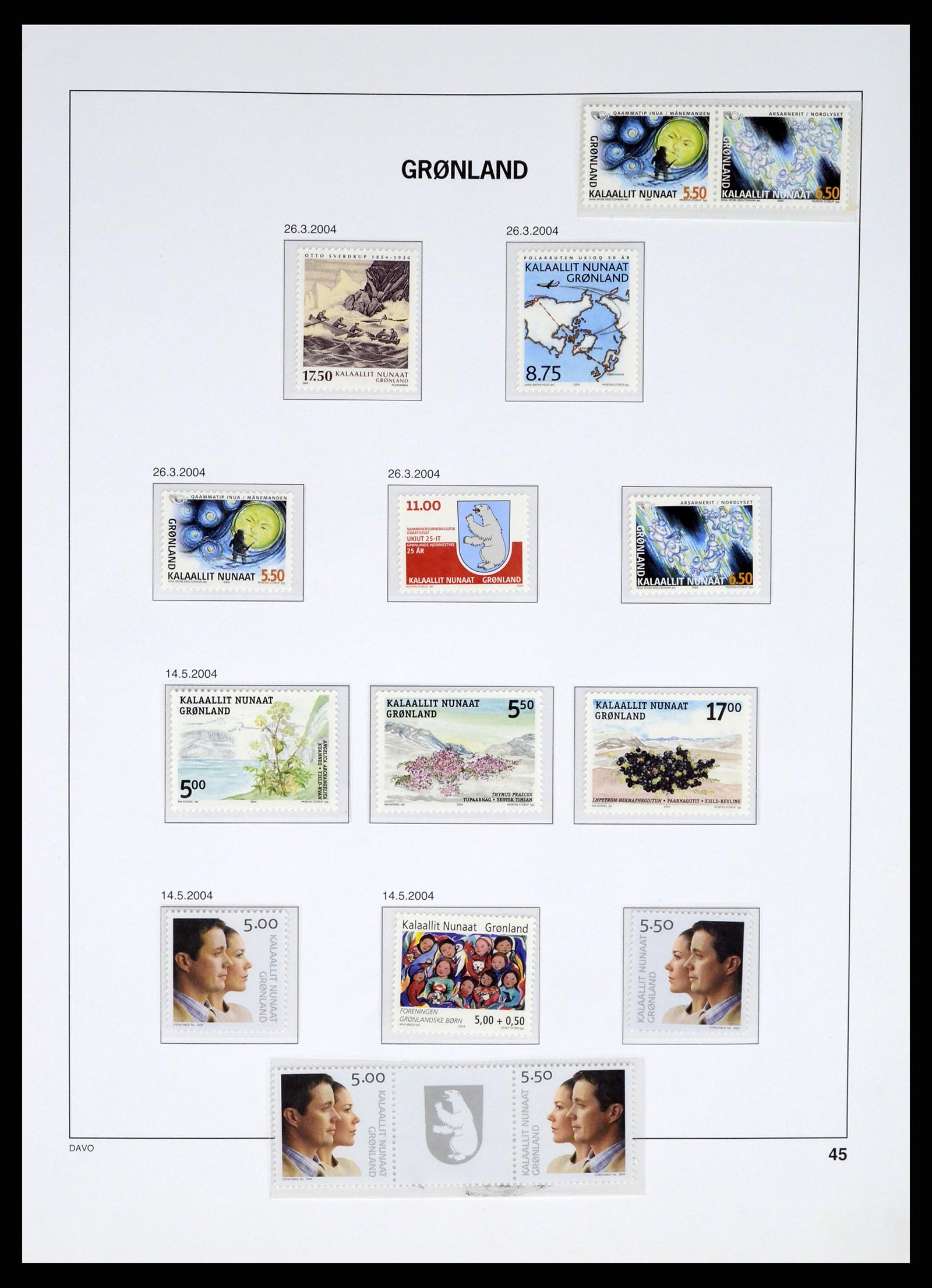 37315 053 - Postzegelverzameling 37315 Groenland 1938-2020!