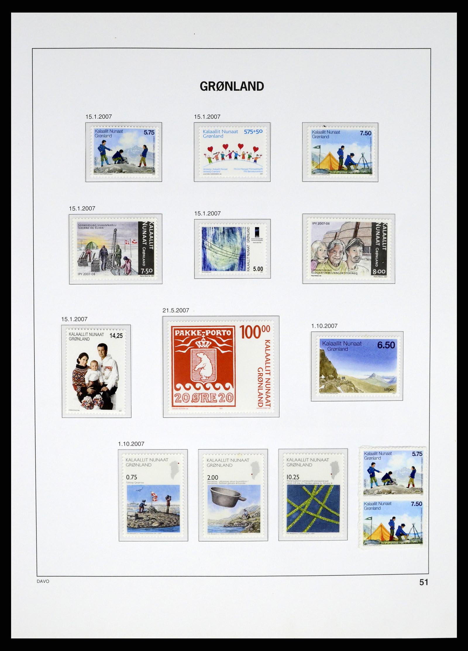 37315 062 - Postzegelverzameling 37315 Groenland 1938-2020!