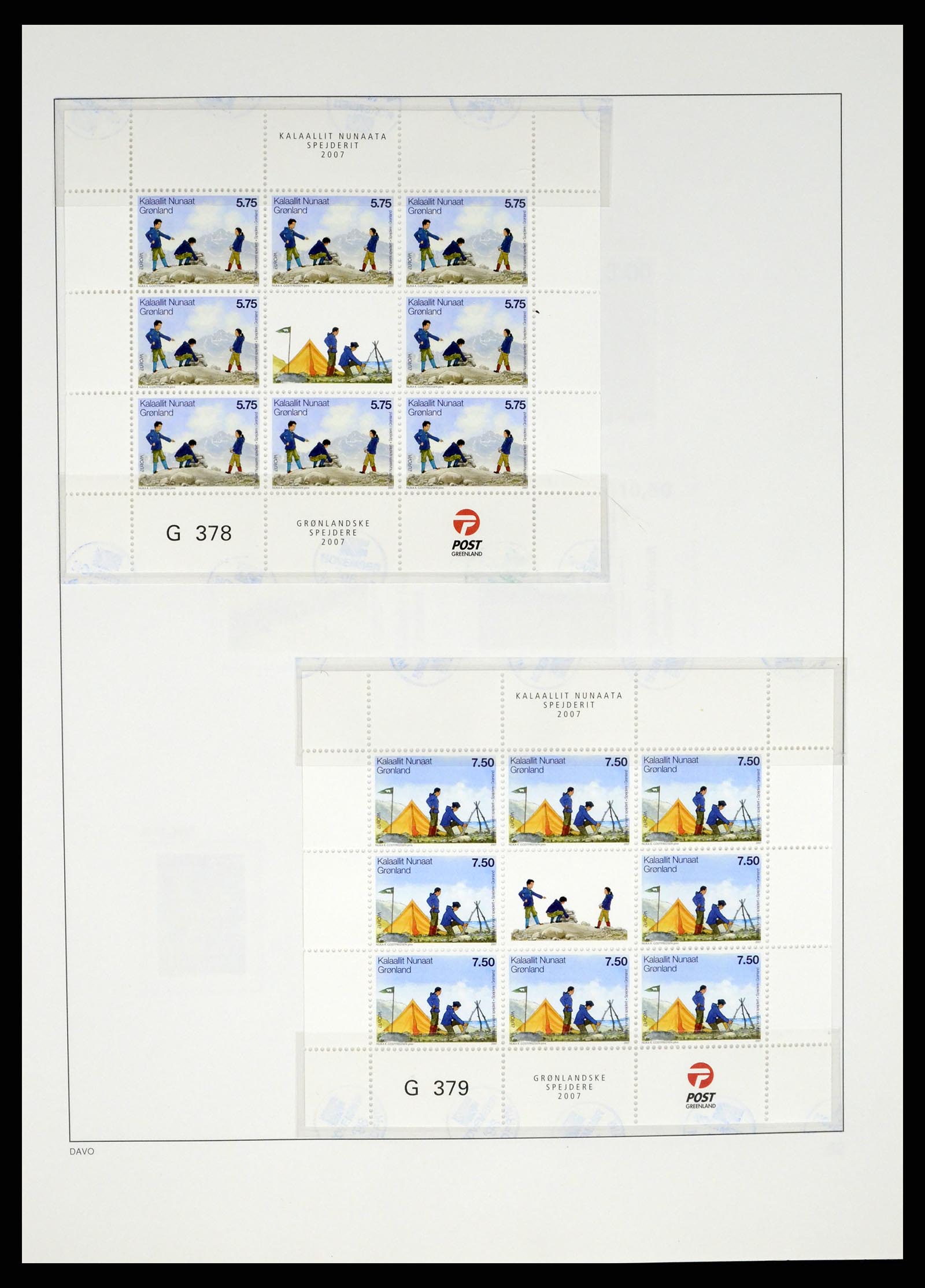 37315 063 - Postzegelverzameling 37315 Groenland 1938-2020!