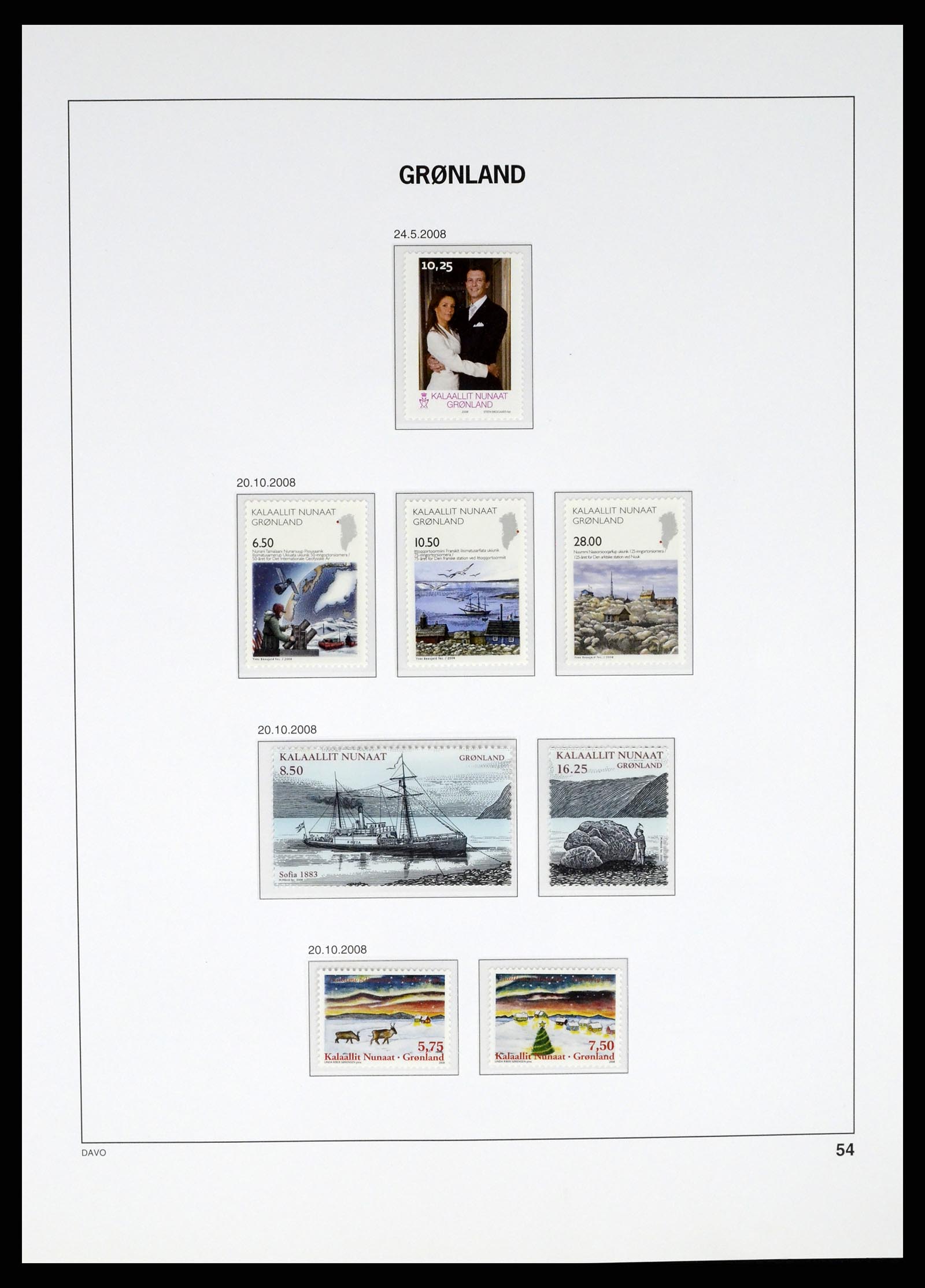 37315 067 - Postzegelverzameling 37315 Groenland 1938-2020!