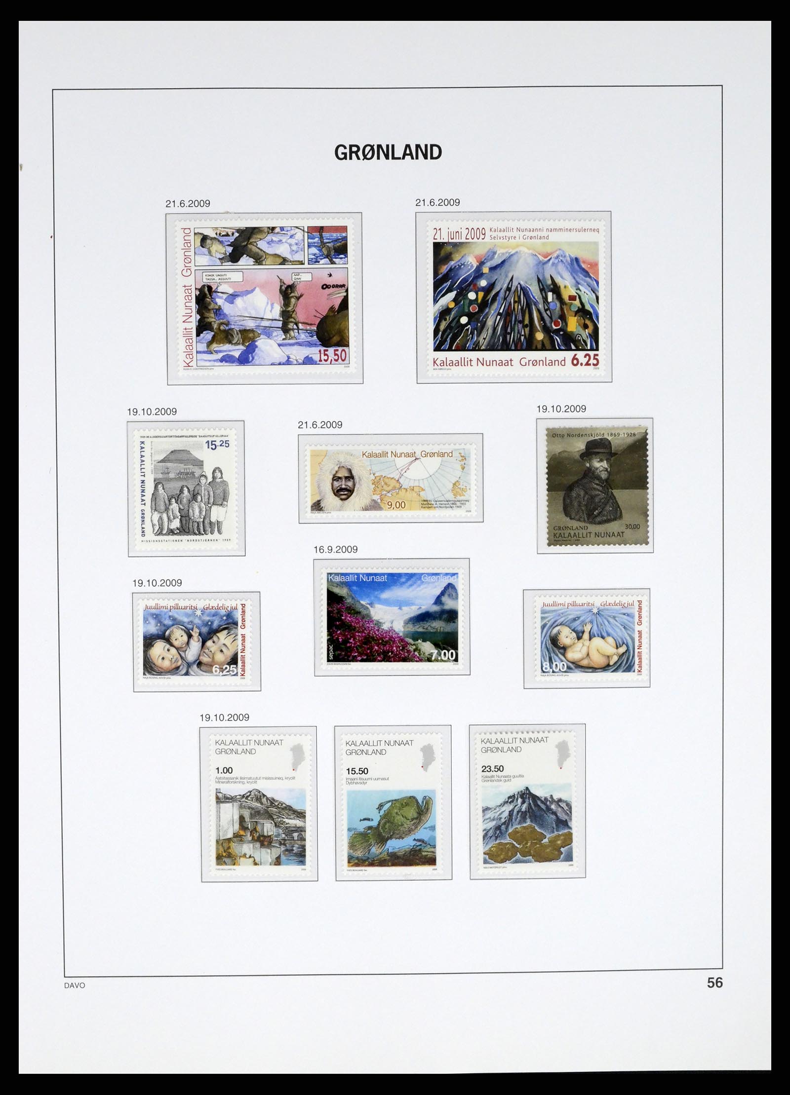 37315 070 - Postzegelverzameling 37315 Groenland 1938-2020!
