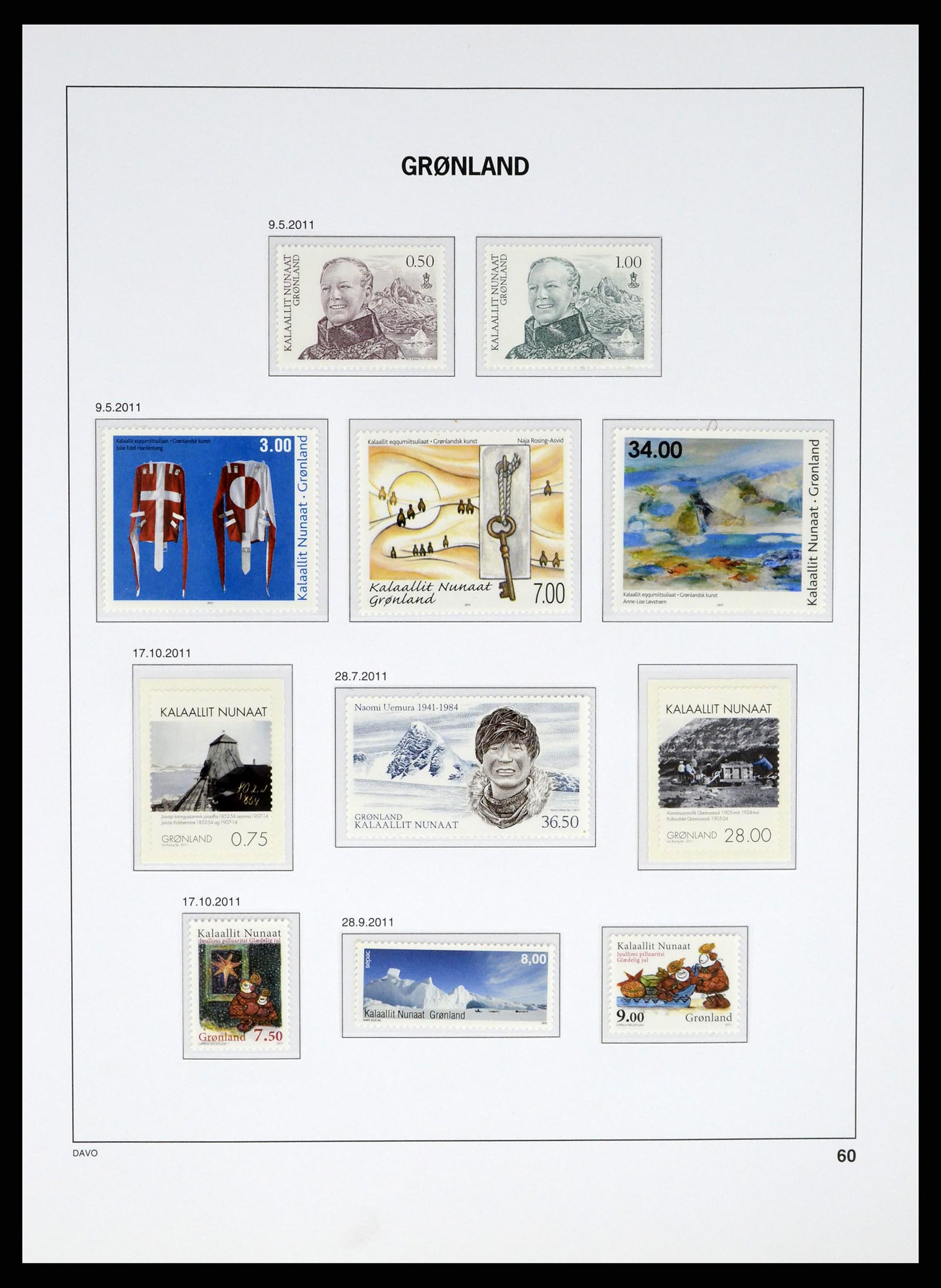 37315 074 - Postzegelverzameling 37315 Groenland 1938-2020!