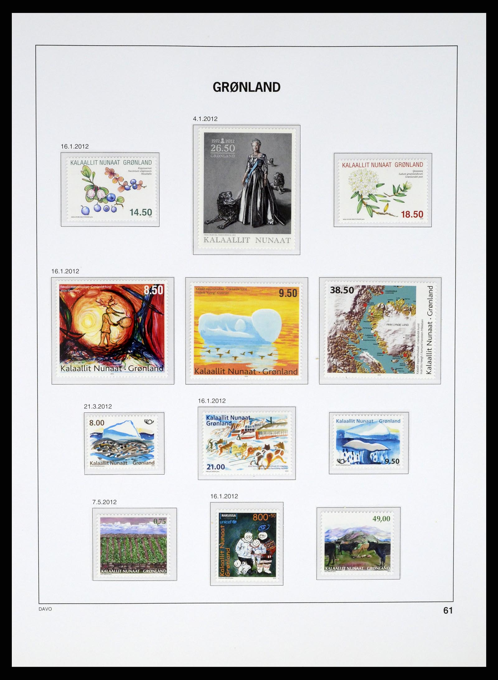 37315 075 - Postzegelverzameling 37315 Groenland 1938-2020!