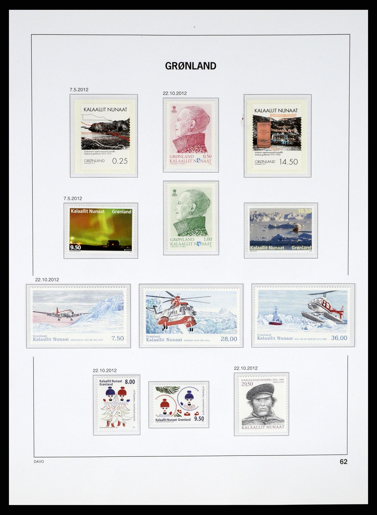 37315 076 - Postzegelverzameling 37315 Groenland 1938-2020!