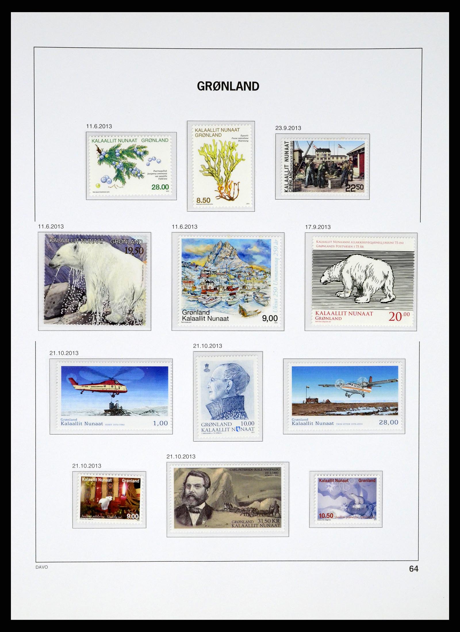 37315 078 - Postzegelverzameling 37315 Groenland 1938-2020!