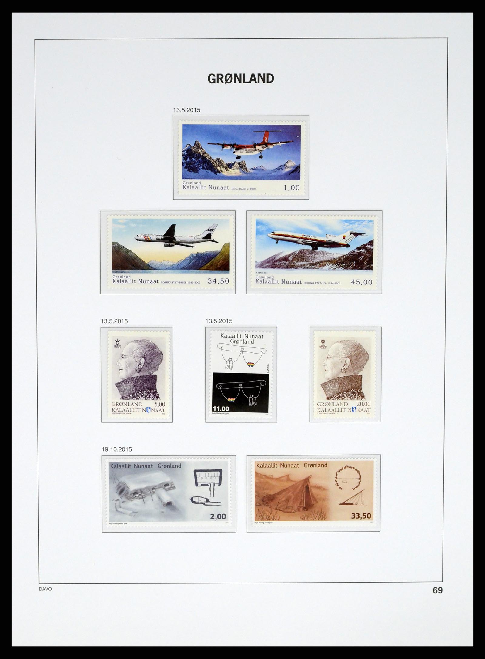 37315 084 - Stamp collection 37315 Greenland 1938-2020!