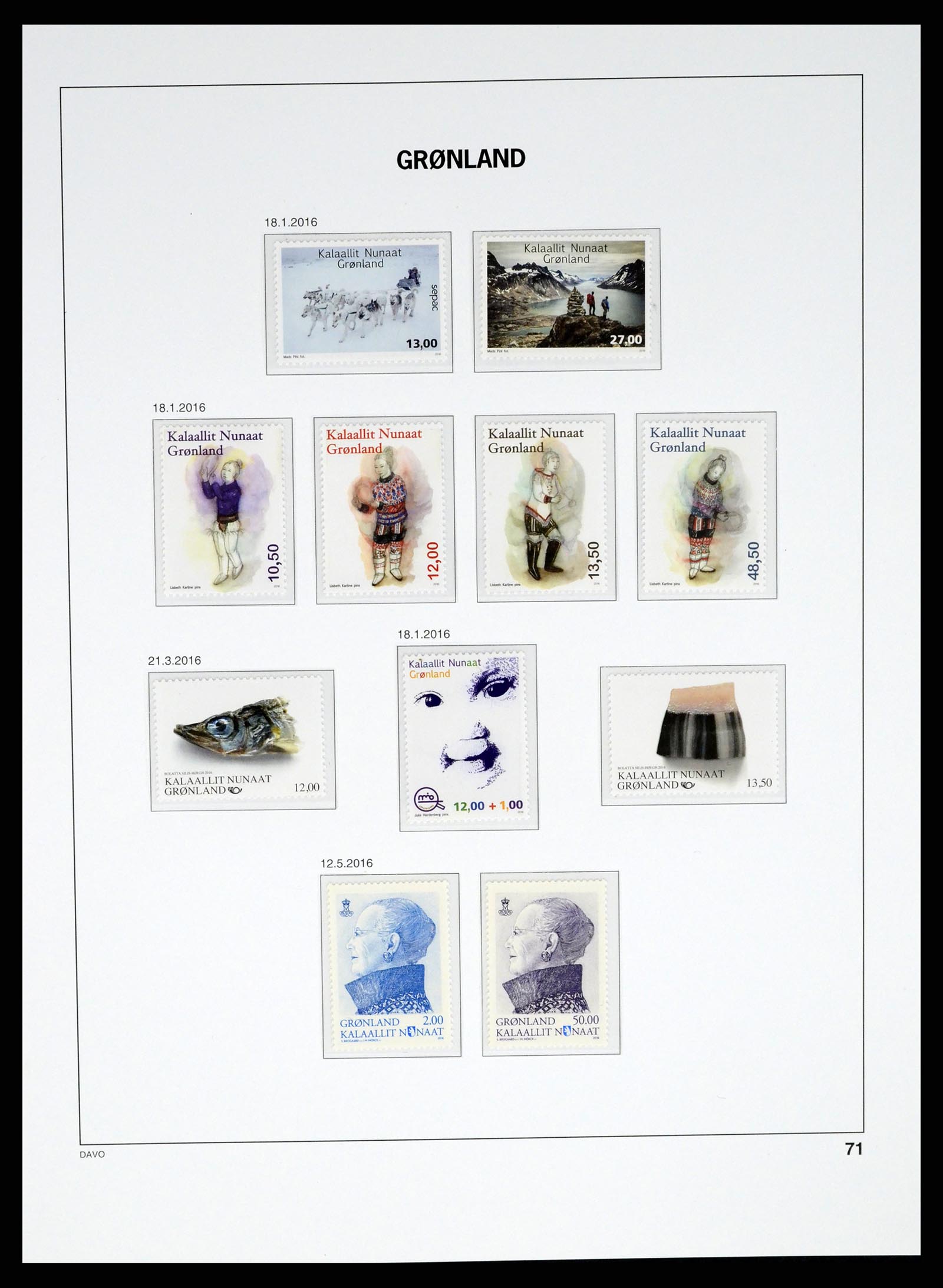 37315 086 - Stamp collection 37315 Greenland 1938-2020!
