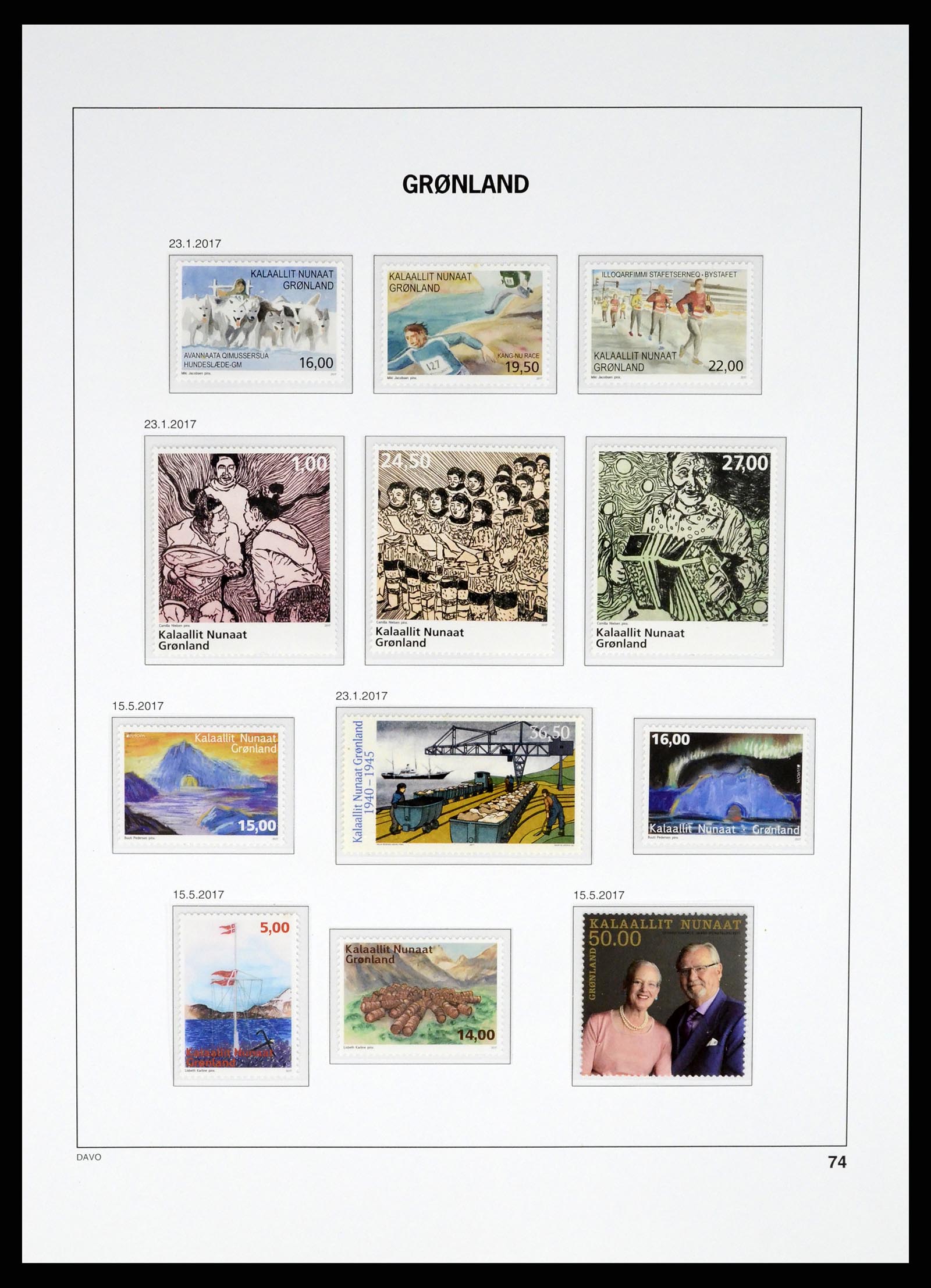 37315 089 - Stamp collection 37315 Greenland 1938-2020!
