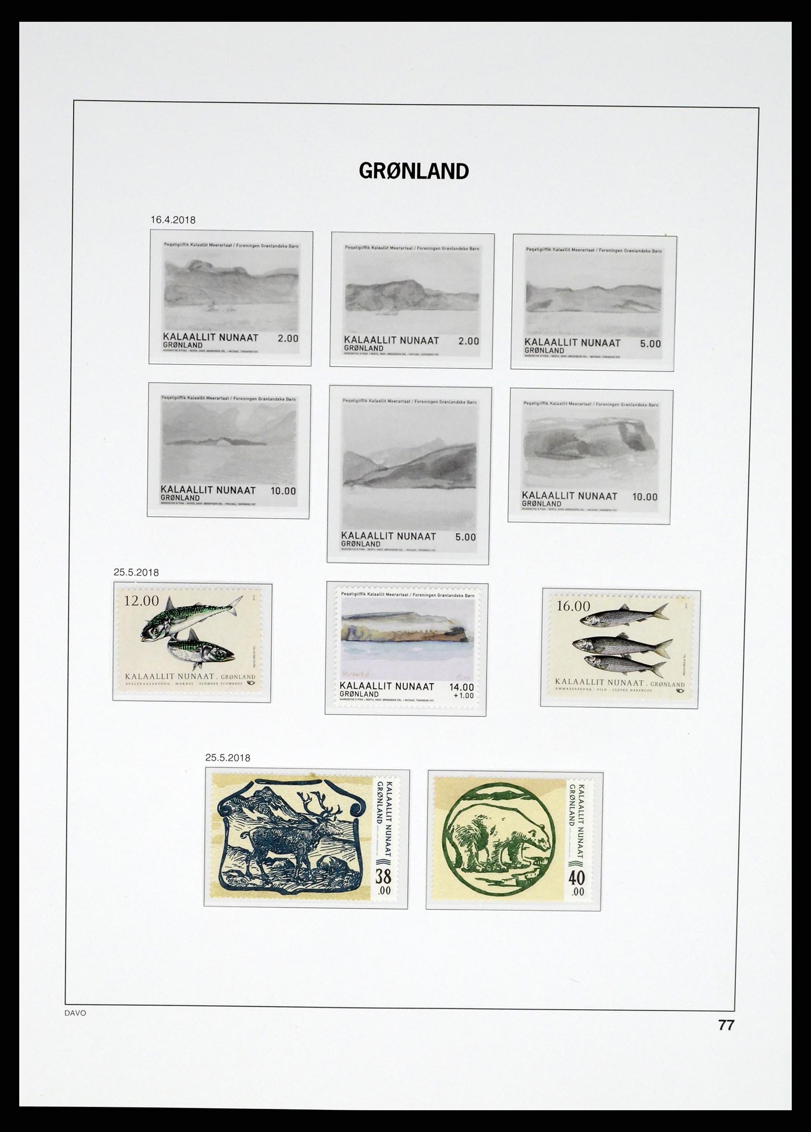 37315 092 - Stamp collection 37315 Greenland 1938-2020!