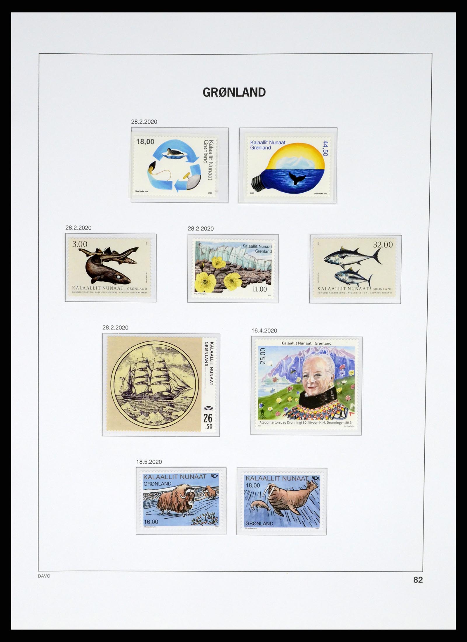 37315 094 - Stamp collection 37315 Greenland 1938-2020!