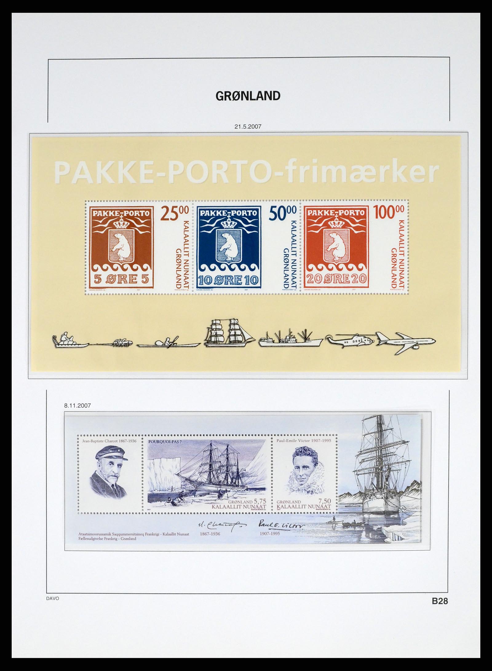 37315 126 - Postzegelverzameling 37315 Groenland 1938-2020!