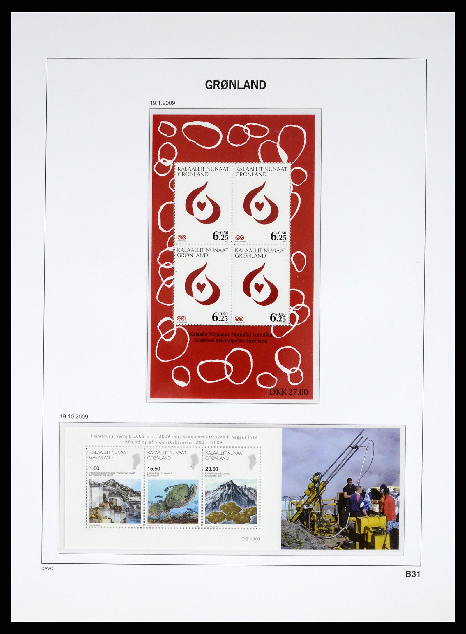 37315 129 - Postzegelverzameling 37315 Groenland 1938-2020!