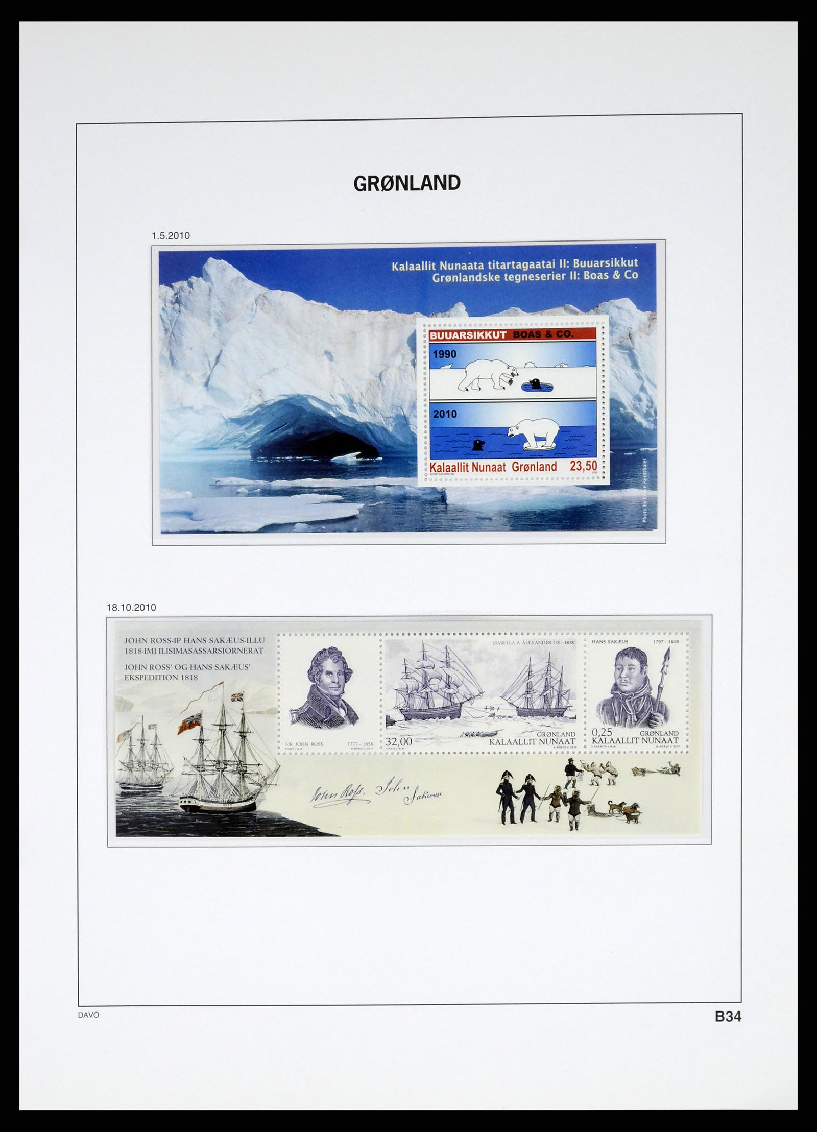 37315 132 - Postzegelverzameling 37315 Groenland 1938-2020!